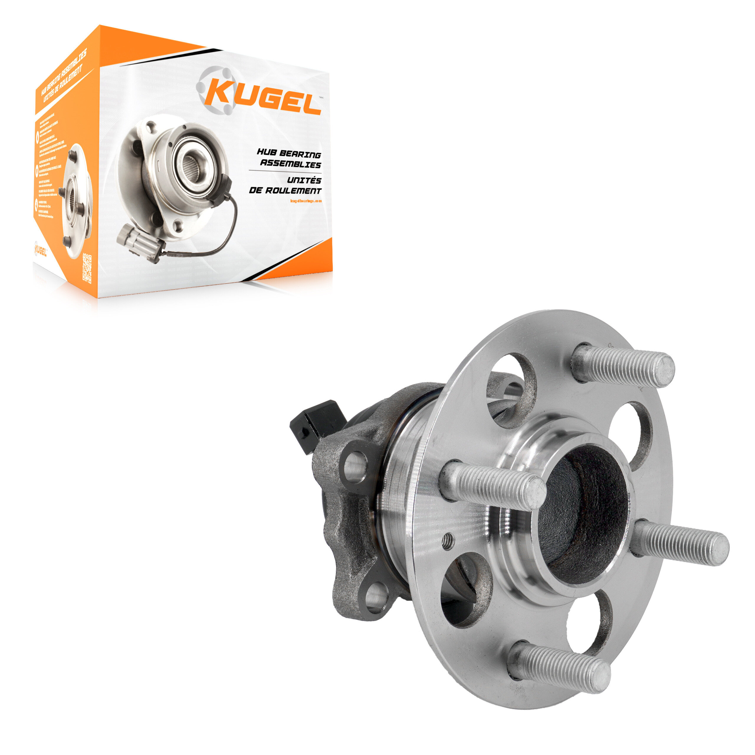 Kugel - 70-512655 - Rear Wheel Bearing and Hub Assembly