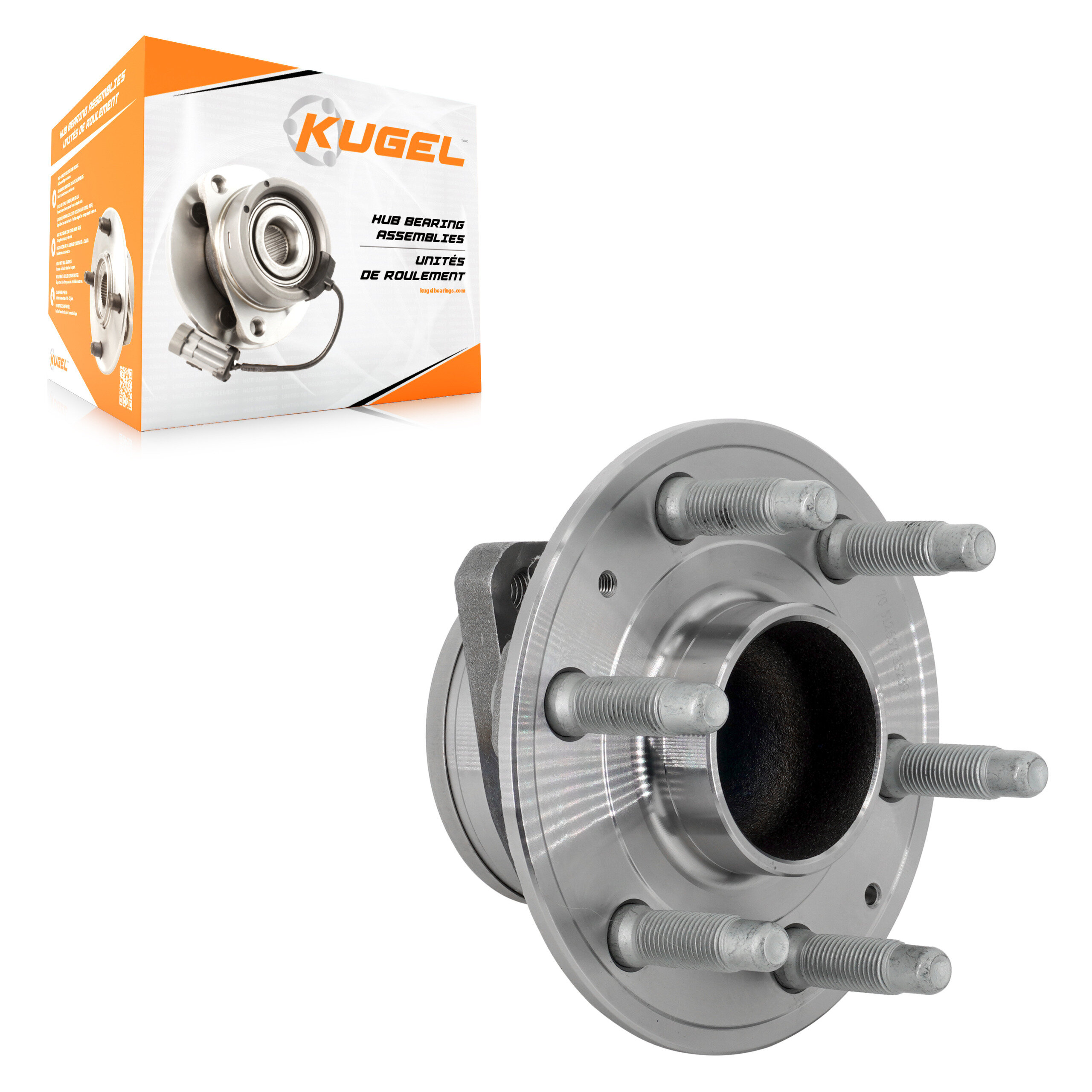 Kugel - 70-512657 - Rear Wheel Bearing and Hub Assembly
