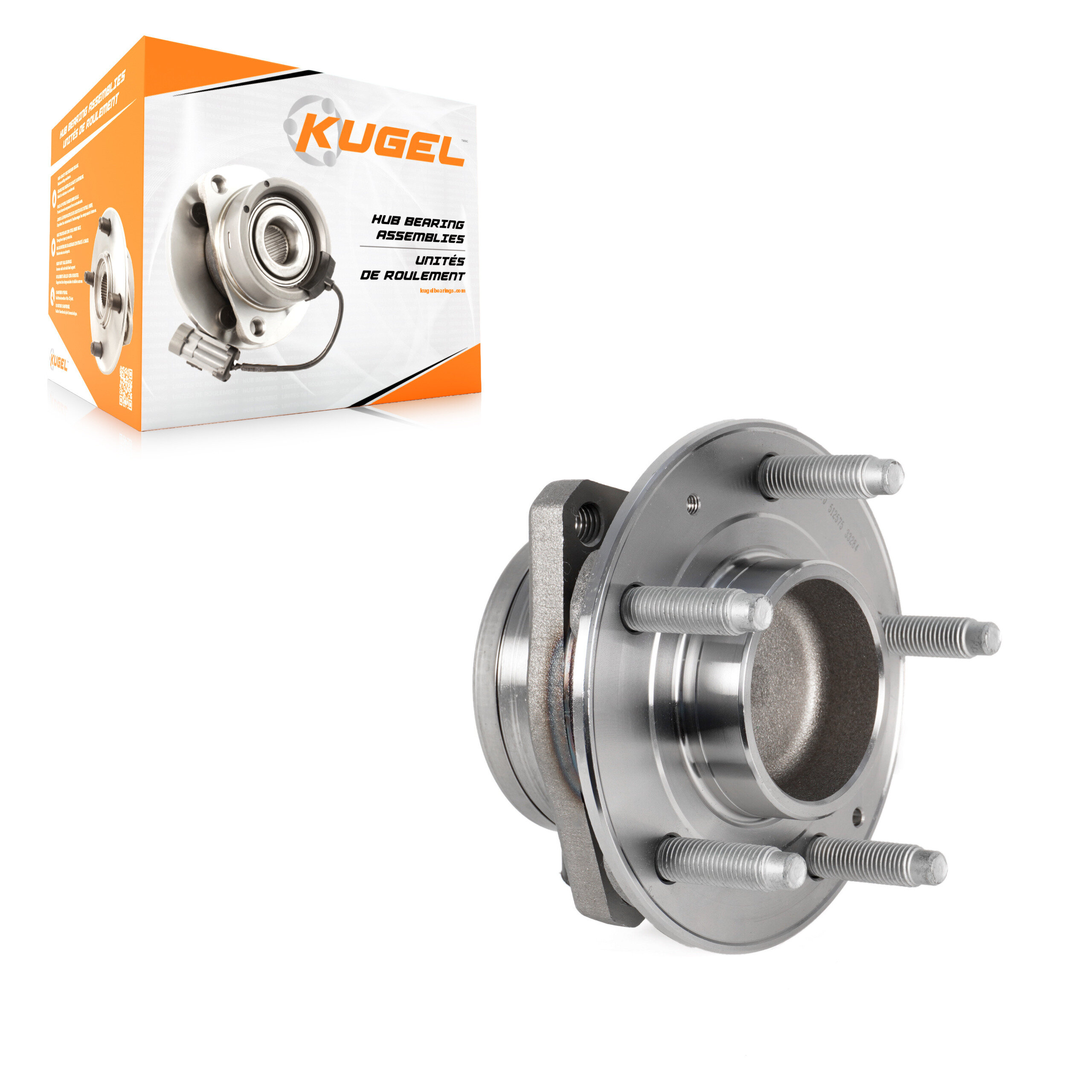 Kugel - 70-512661 - Rear Wheel Bearing and Hub Assembly