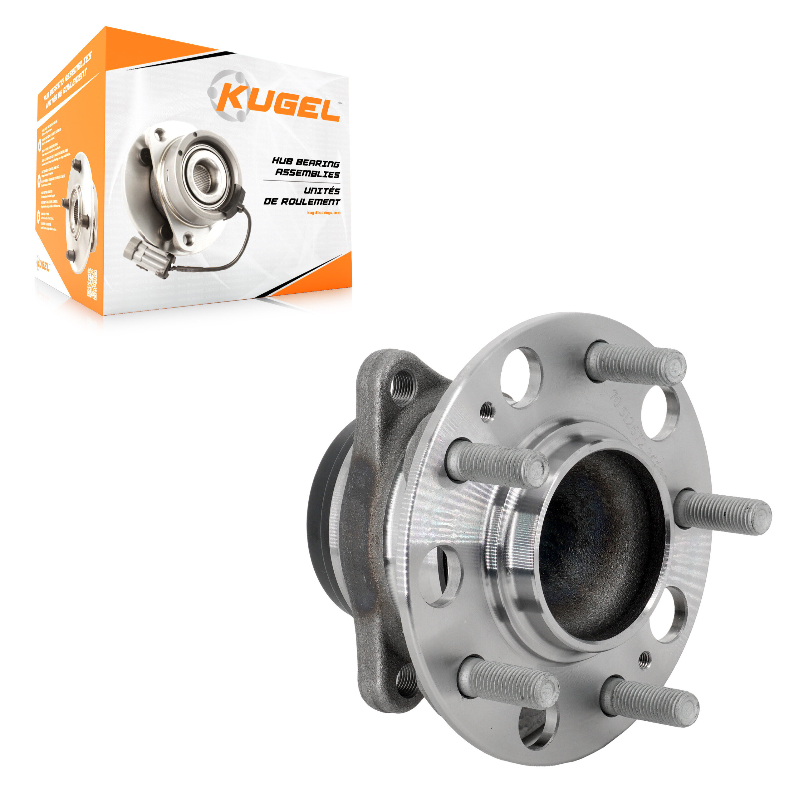 Kugel - 70-512672 - Rear Wheel Bearing and Hub Assembly