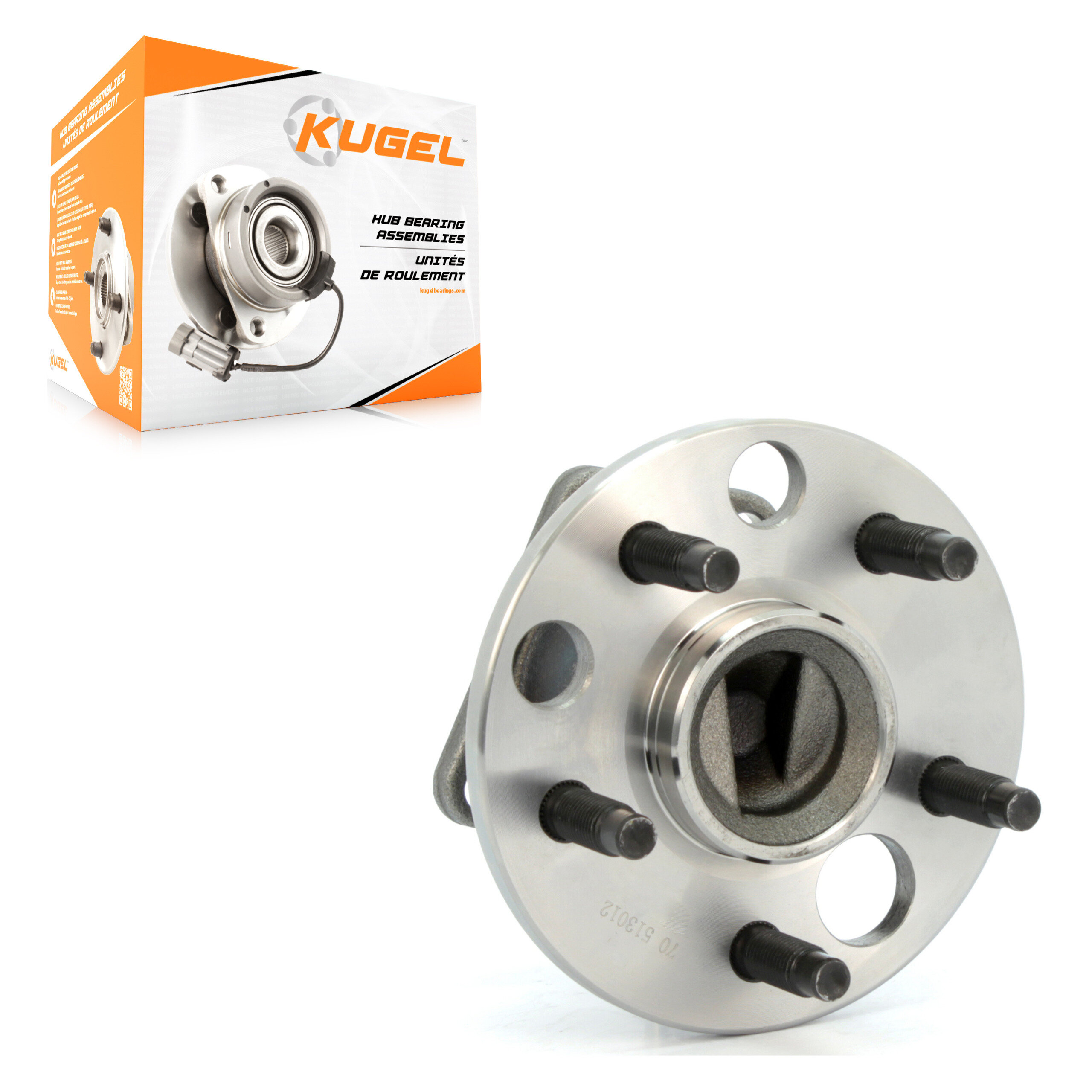 Kugel - 70-513012 - Rear Wheel Bearing and Hub Assembly