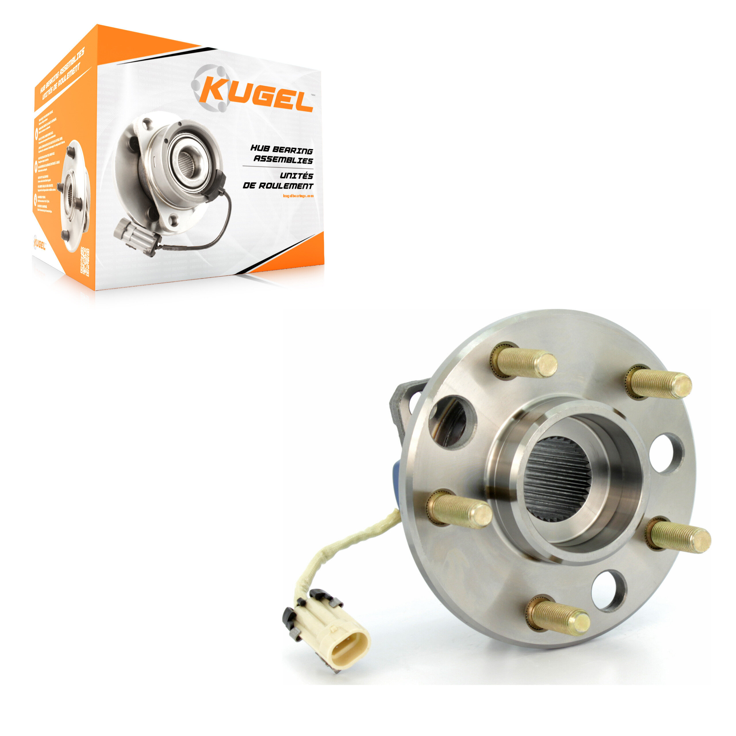 Kugel - 70-513087 - Front Wheel Bearing and Hub Assembly