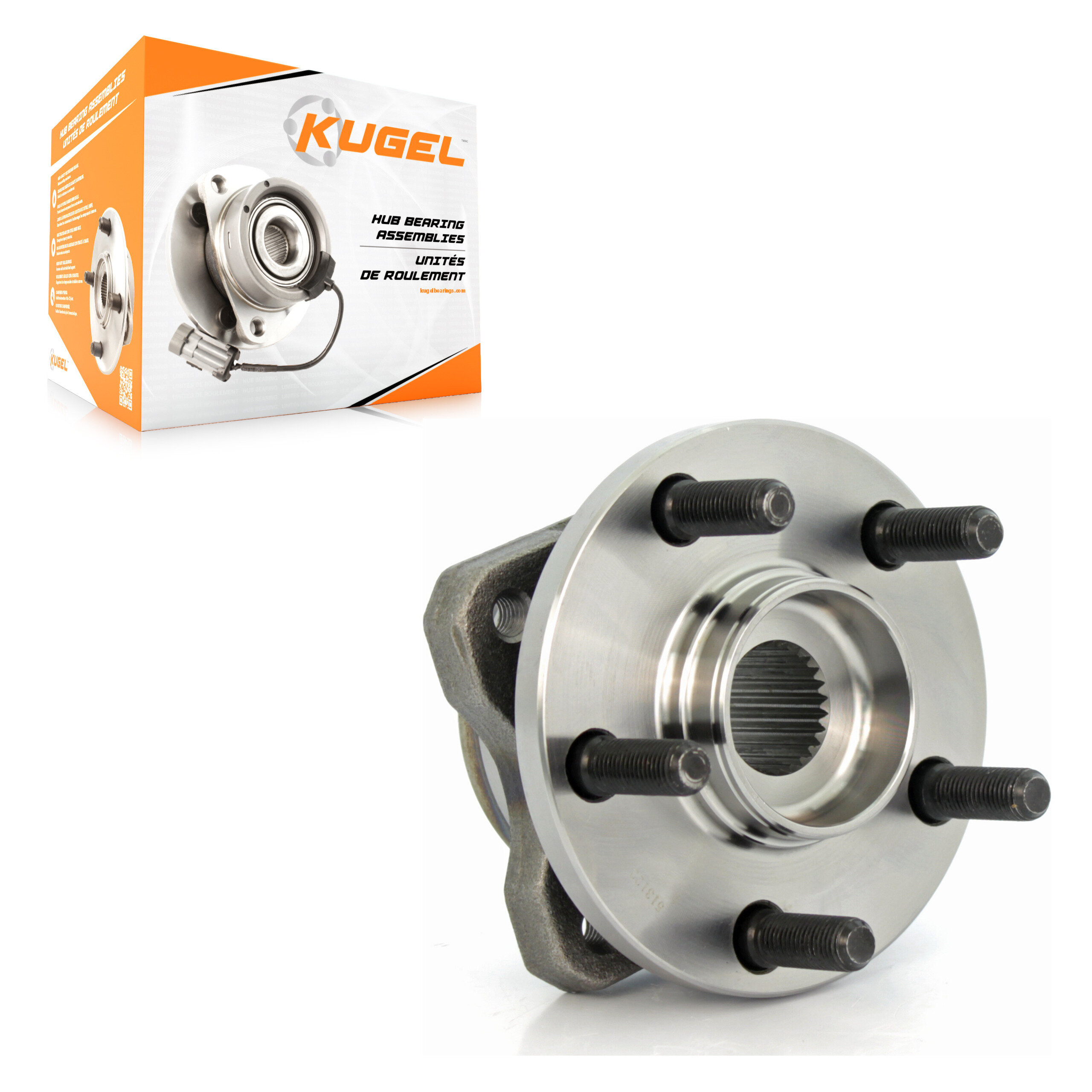 Kugel - 70-513122 - Front Wheel Bearing and Hub Assembly