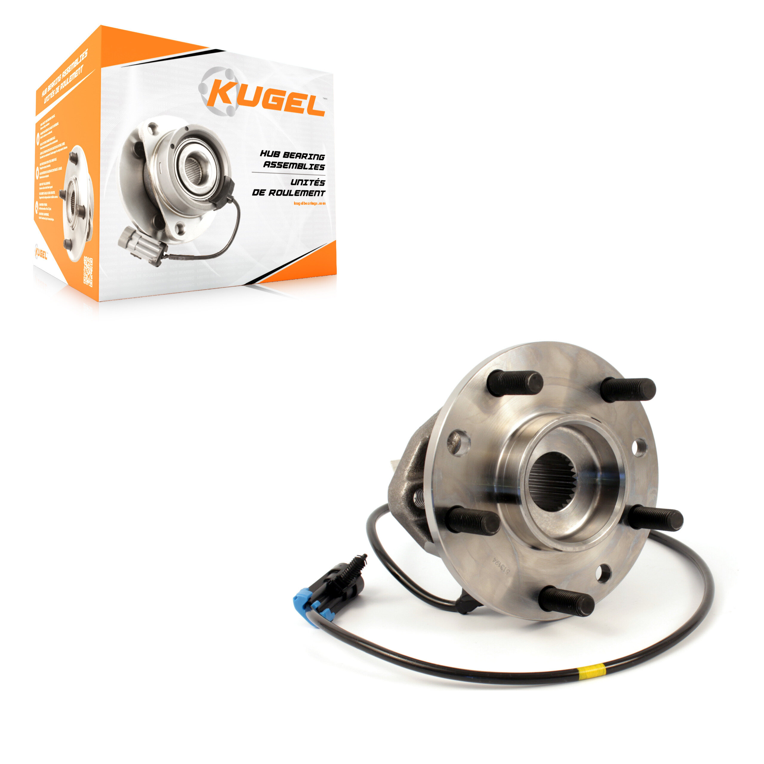 Kugel - 70-513124 - Front Wheel Bearing and Hub Assembly