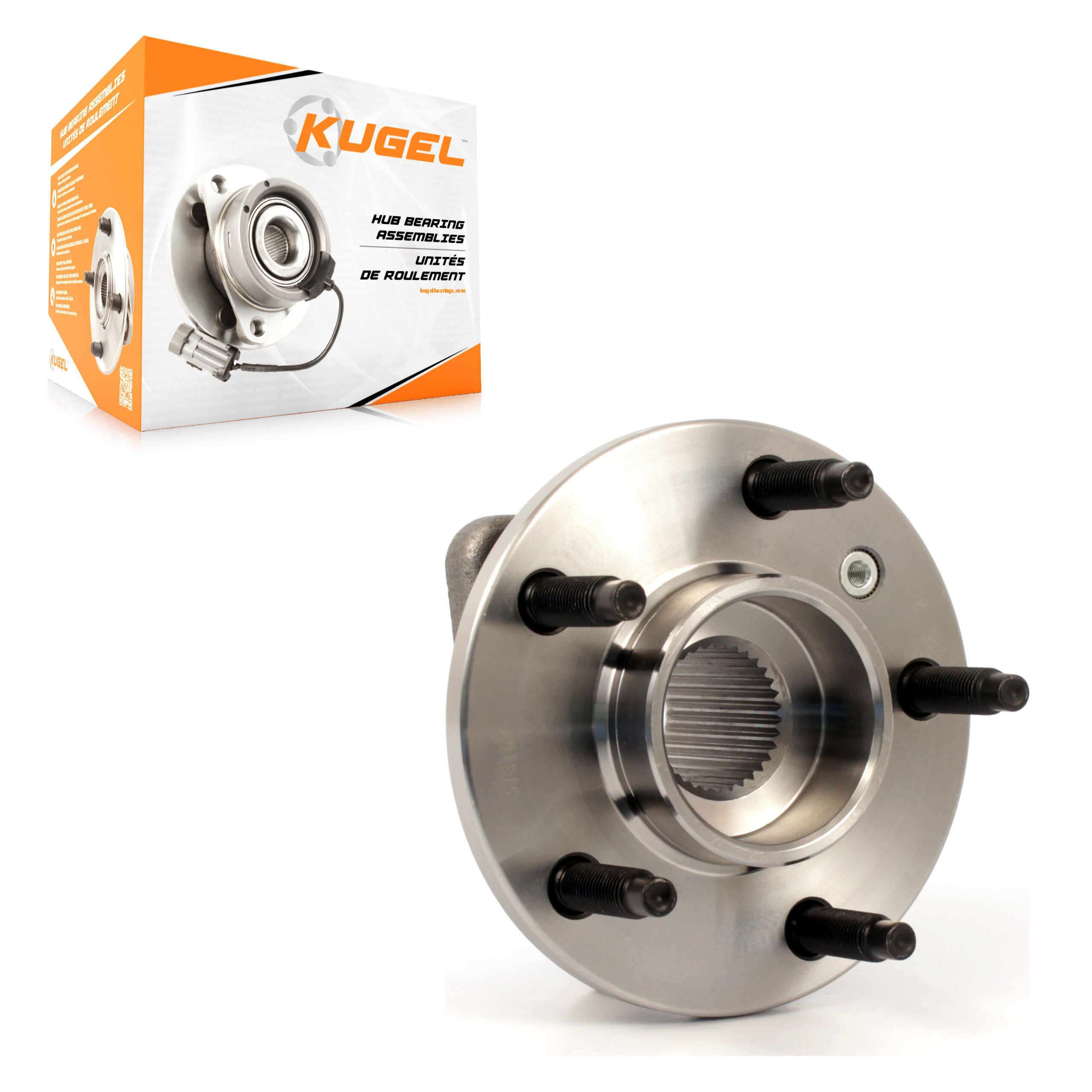 Kugel - 70-513160 - Front Wheel Bearing and Hub Assembly