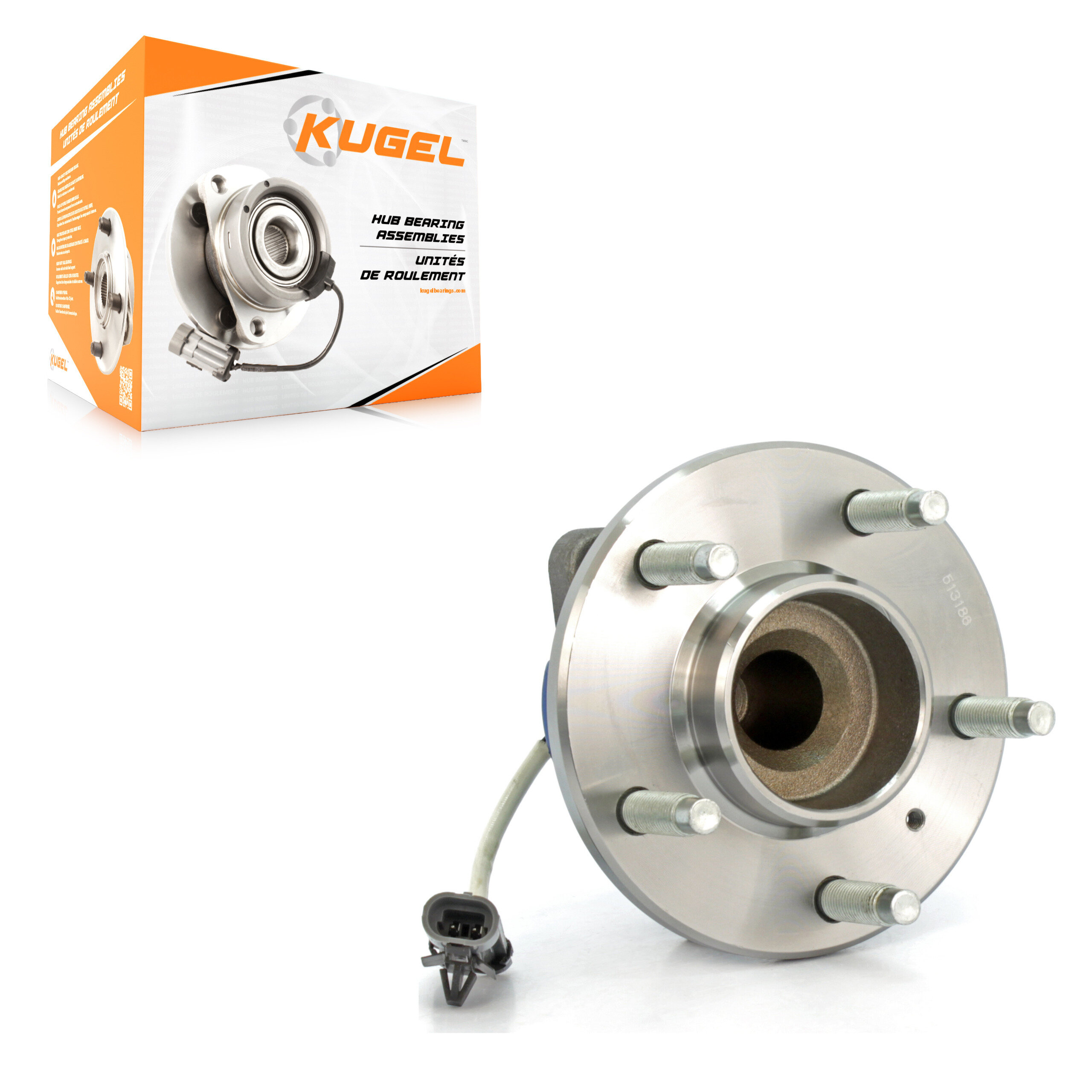 Kugel - 70-513186 - Front Wheel Bearing and Hub Assembly