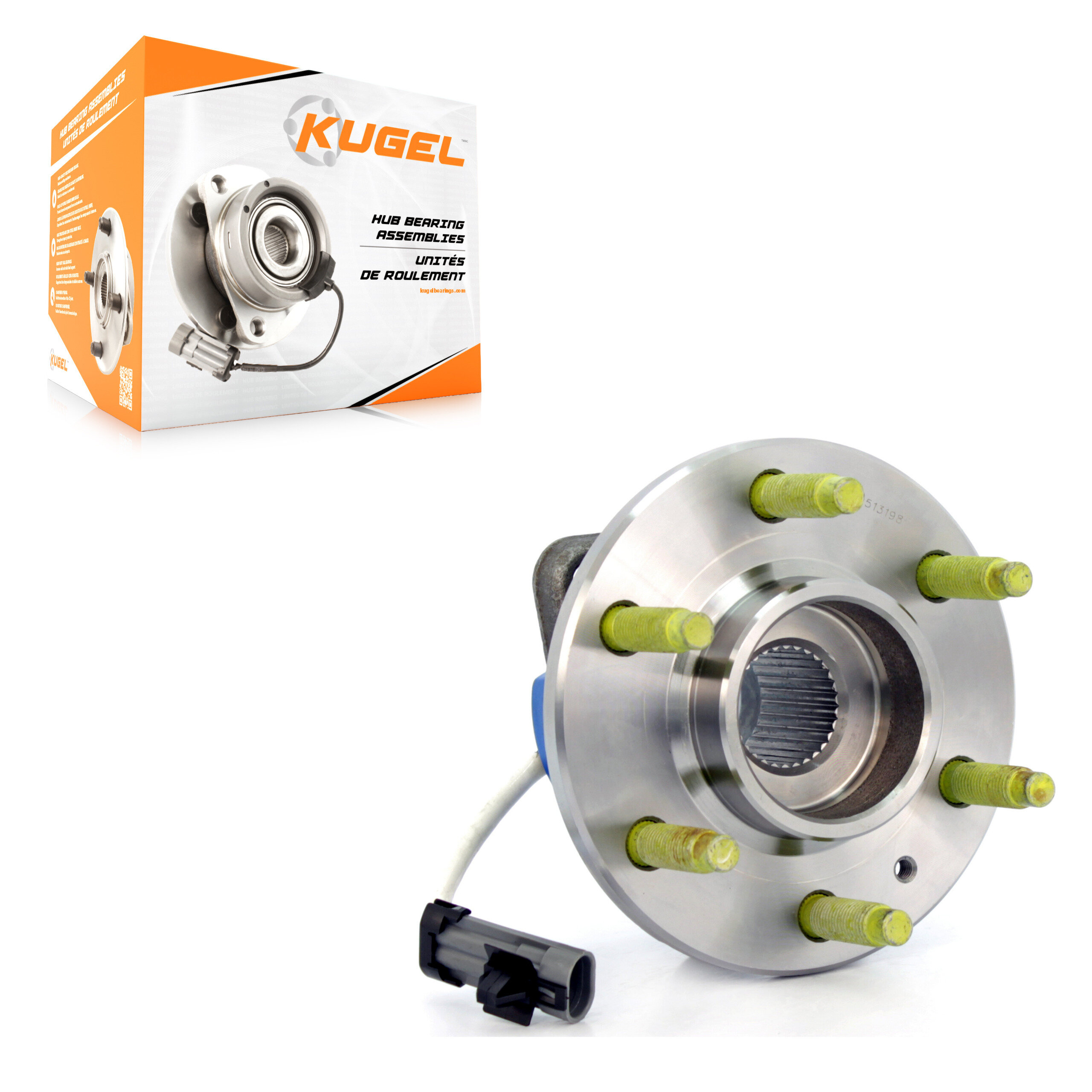 Kugel - 70-513198 - Front Wheel Bearing and Hub Assembly