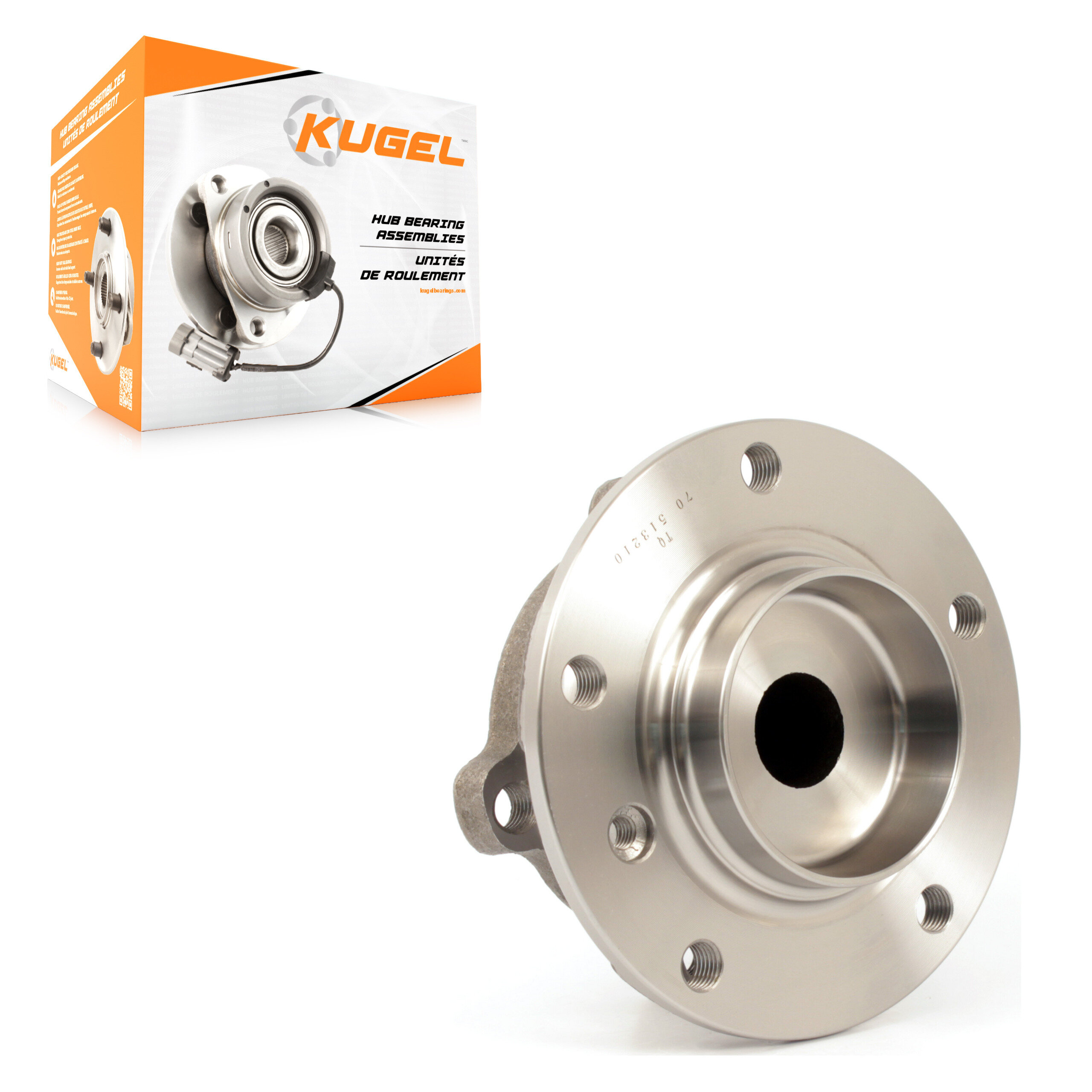 Kugel - 70-513210 - Front Wheel Bearing and Hub Assembly