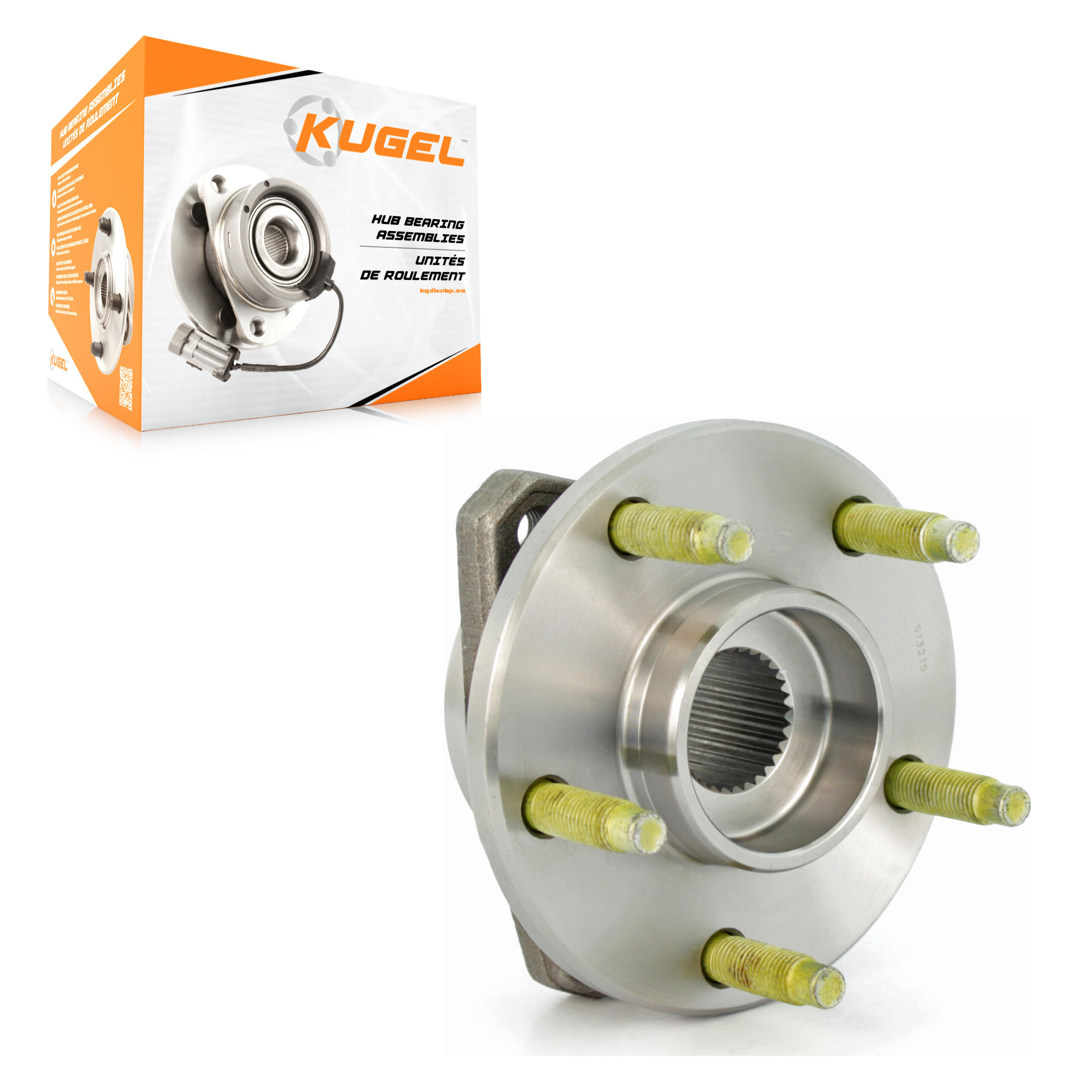 Kugel - 70-513215 - Front Wheel Bearing and Hub Assembly