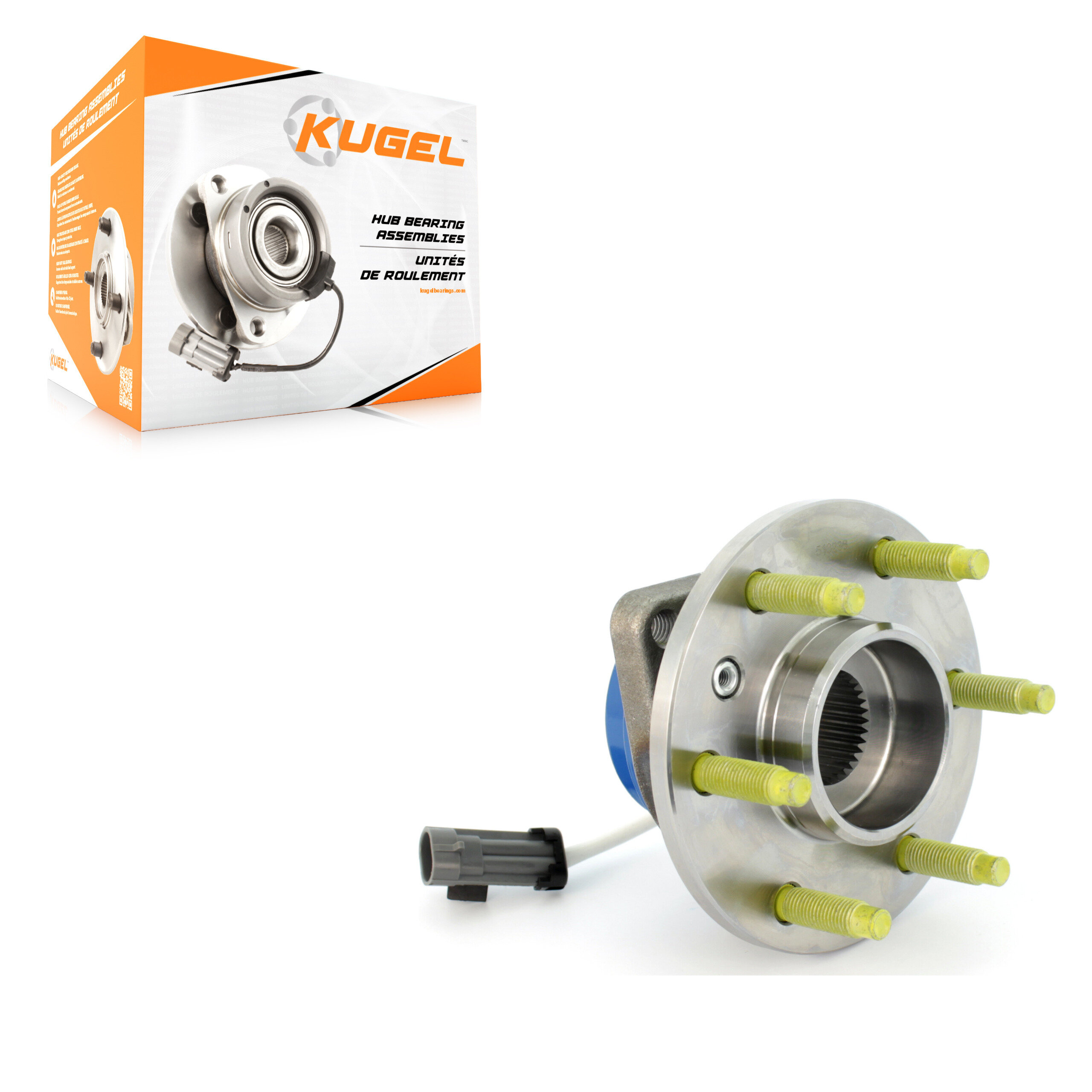 Kugel - 70-513236 - Front Wheel Bearing and Hub Assembly