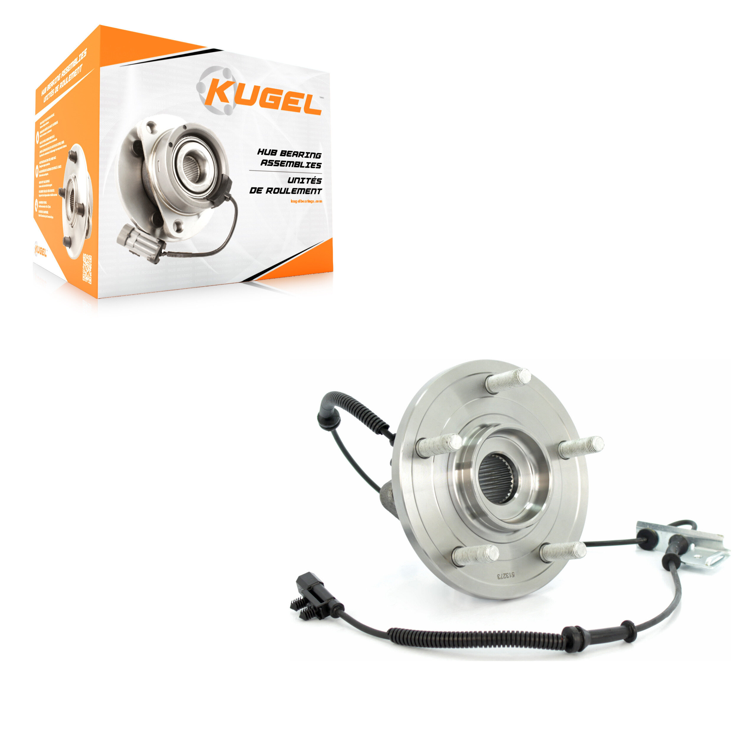 Kugel - 70-513273 - Front Wheel Bearing and Hub Assembly