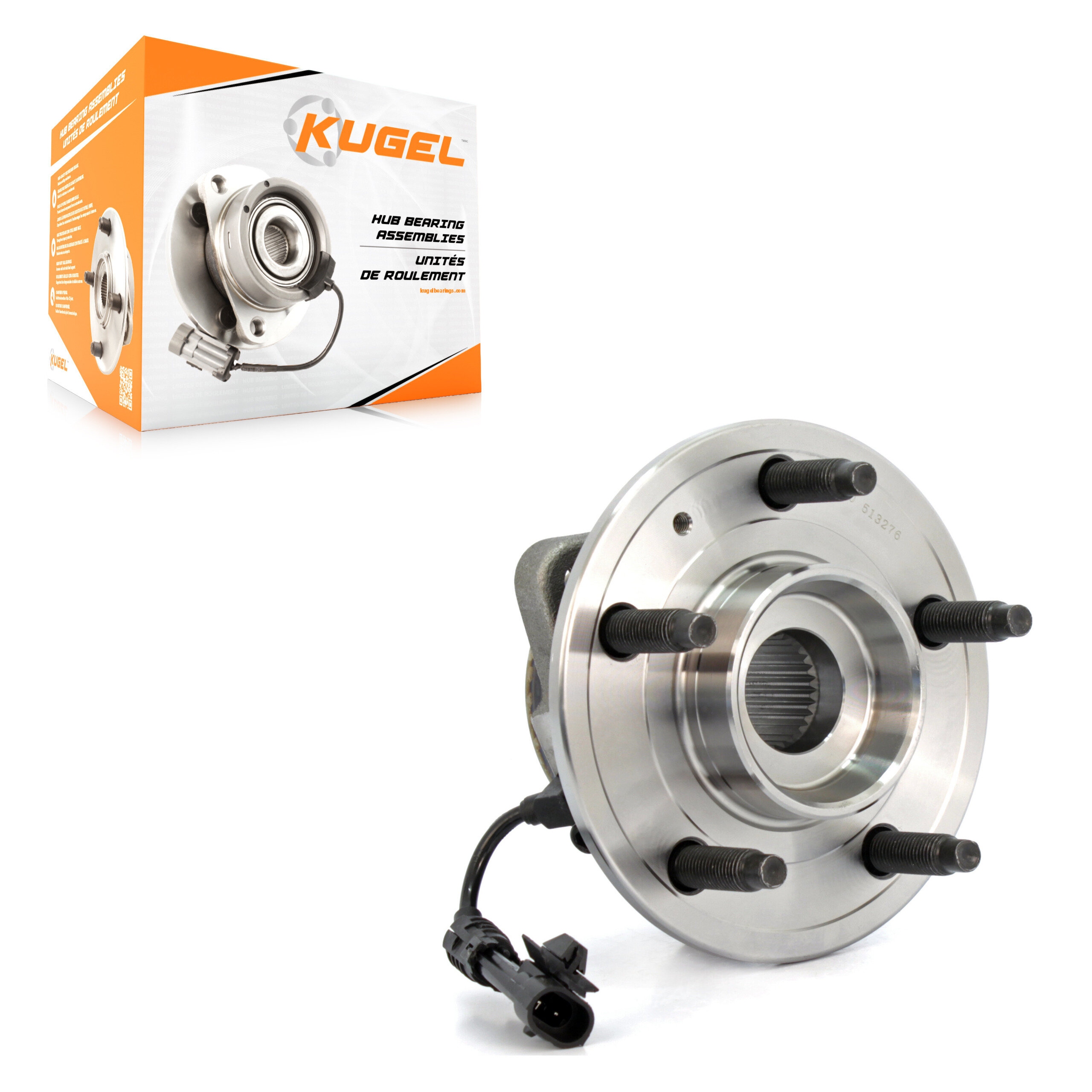 Kugel - 70-513276 - Front Wheel Bearing and Hub Assembly