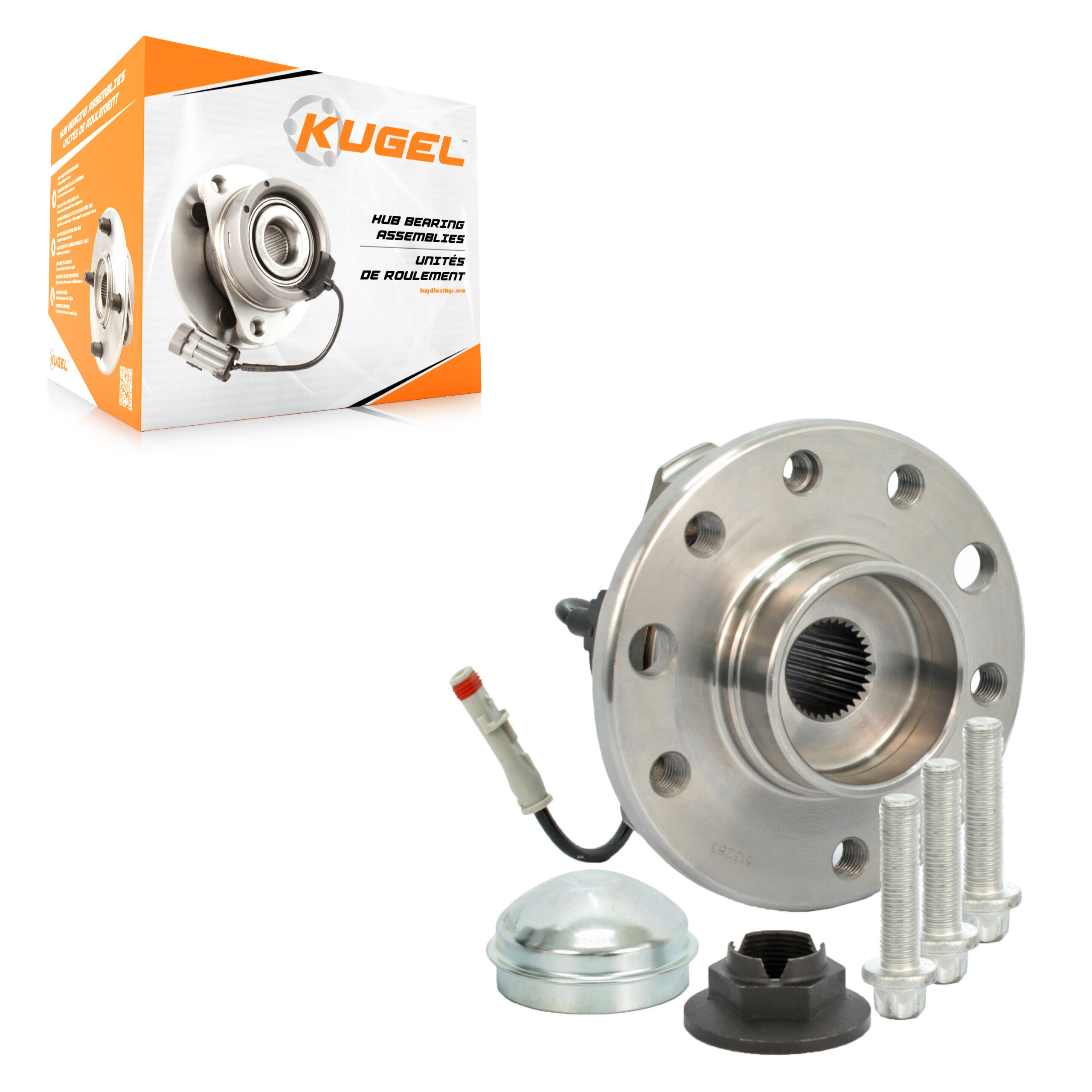 Kugel - 70-513283 - Front Wheel Bearing and Hub Assembly