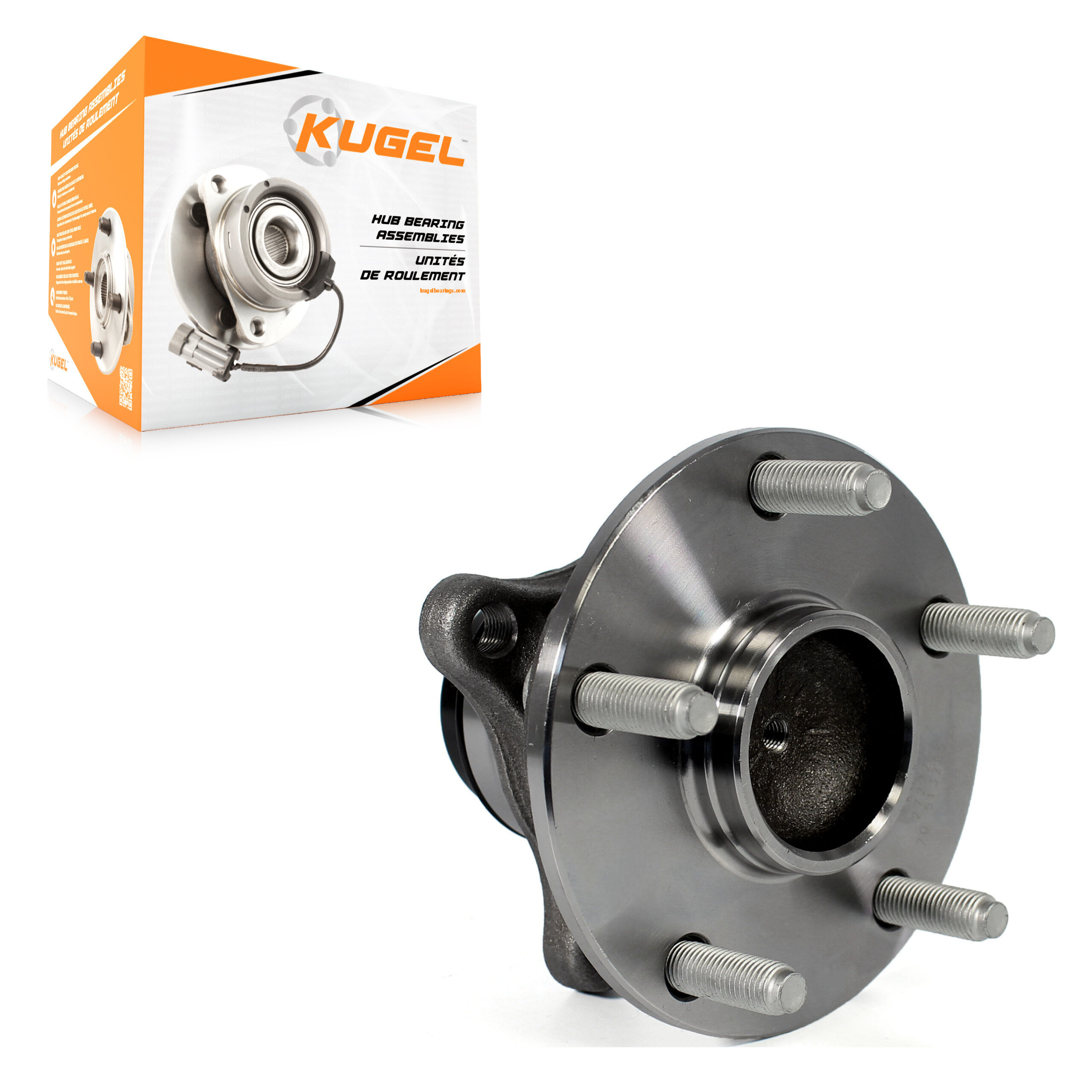 Kugel - 70-513285 - Front Right Wheel Bearing and Hub Assembly