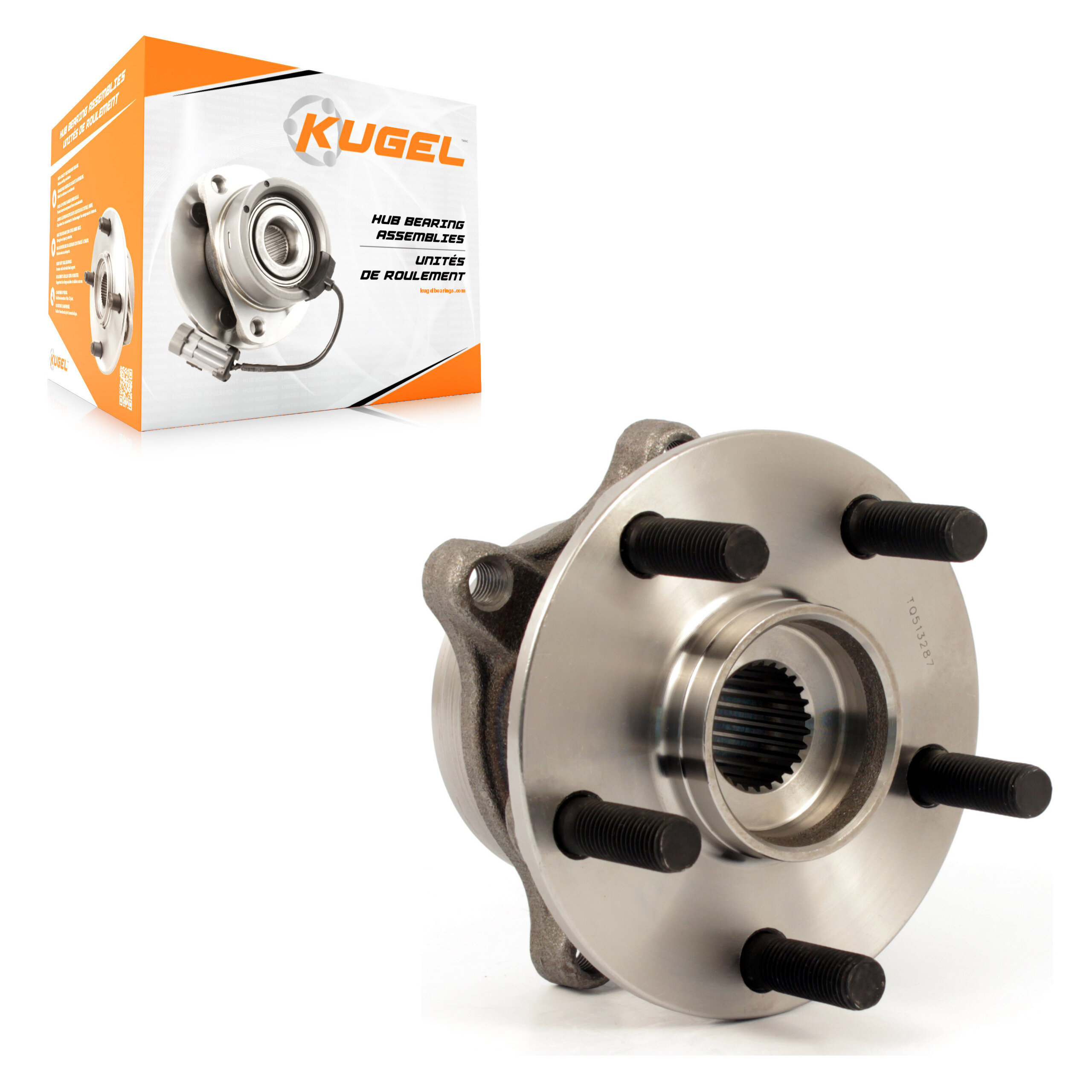 Kugel - 70-513287 - Front Wheel Bearing and Hub Assembly