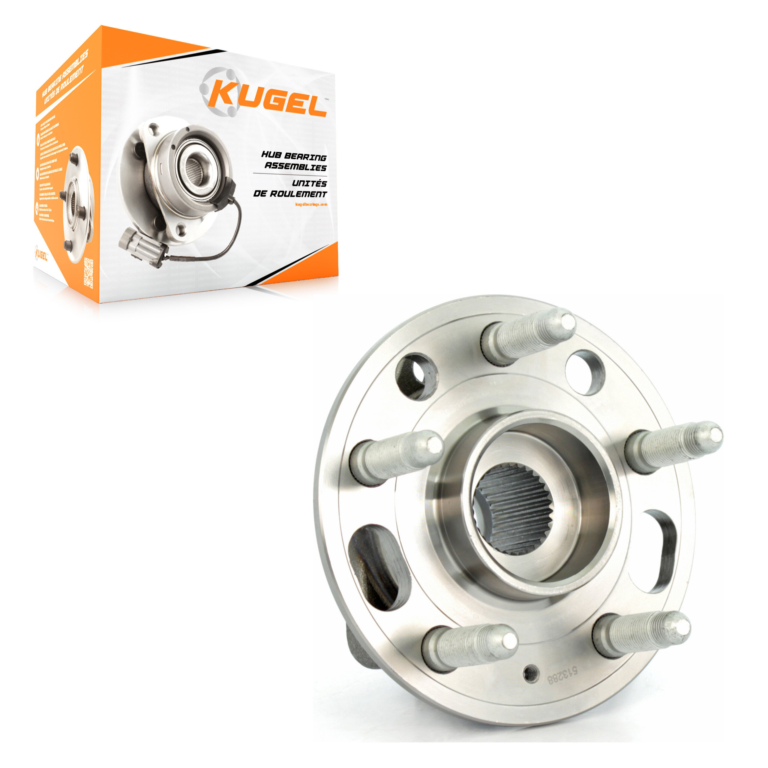Kugel - 70-513288 - Front Wheel Bearing and Hub Assembly