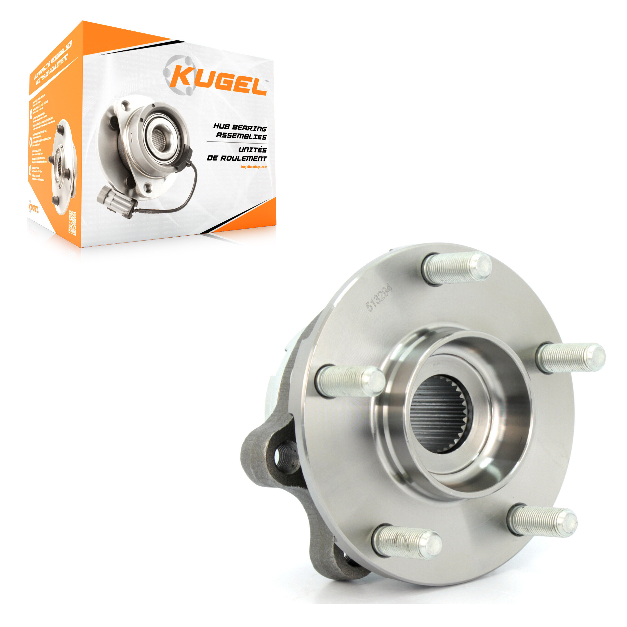 Kugel - 70-513294 - Front Wheel Bearing and Hub Assembly