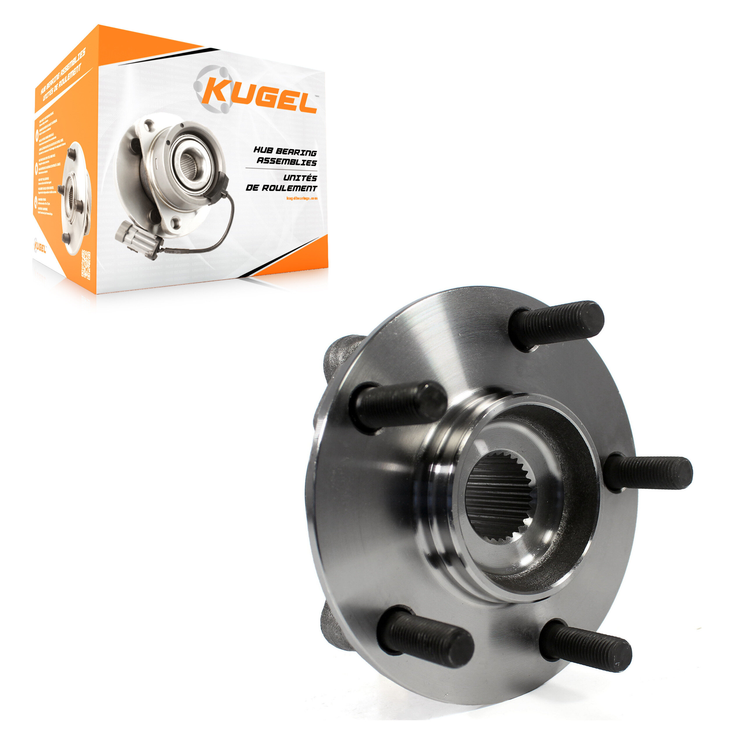 Kugel - 70-513300 - Front Wheel Bearing and Hub Assembly