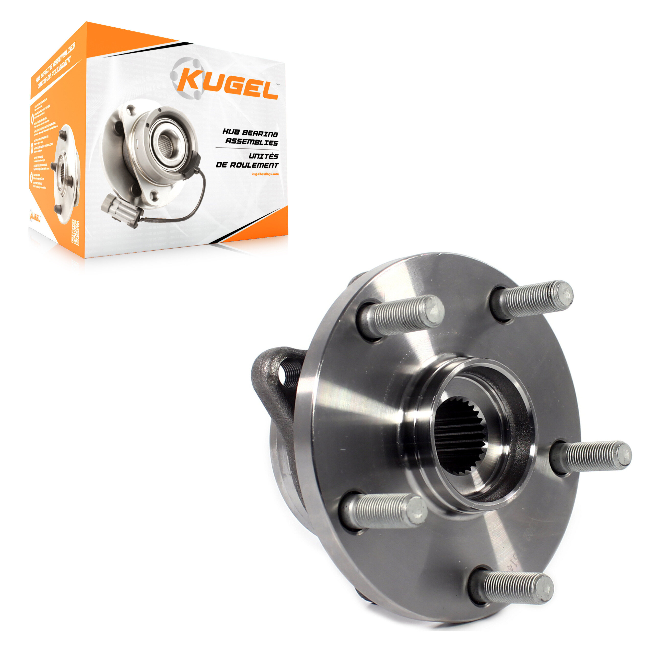 Kugel - 70-513302 - Front Wheel Bearing and Hub Assembly
