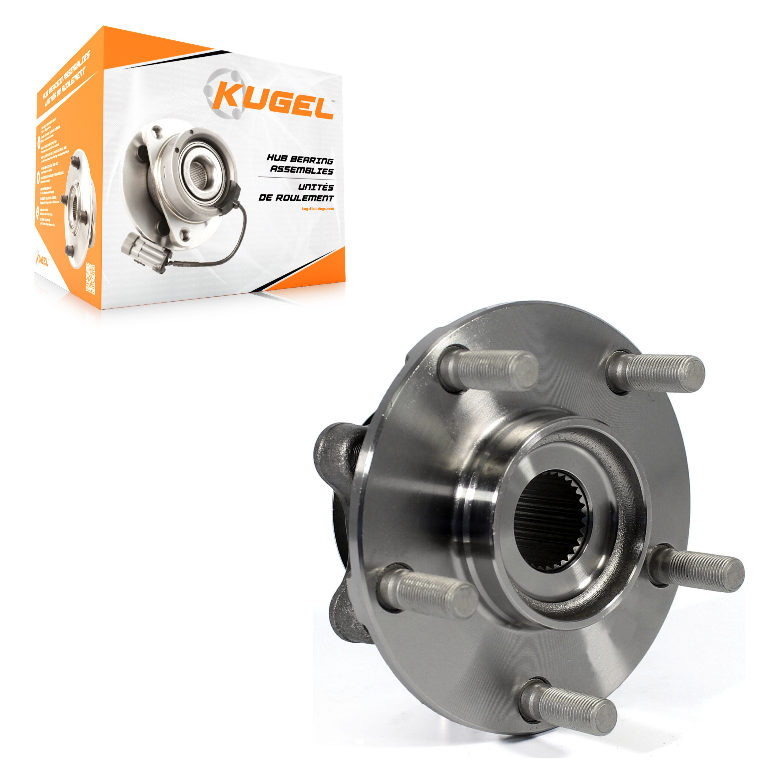 Kugel - 70-513336 - Front Wheel Bearing and Hub Assembly