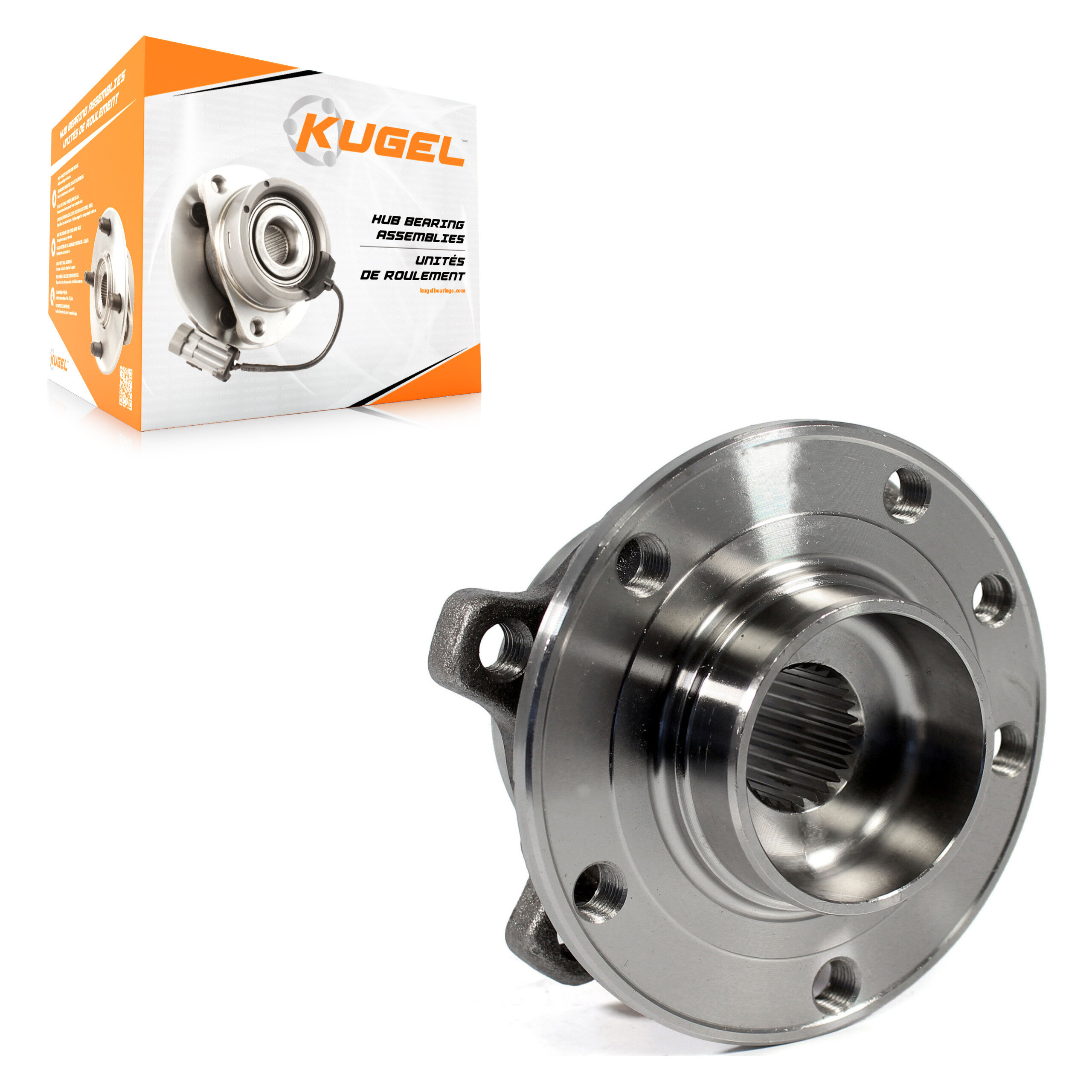 Kugel - 70-513349 - Front Wheel Bearing and Hub Assembly