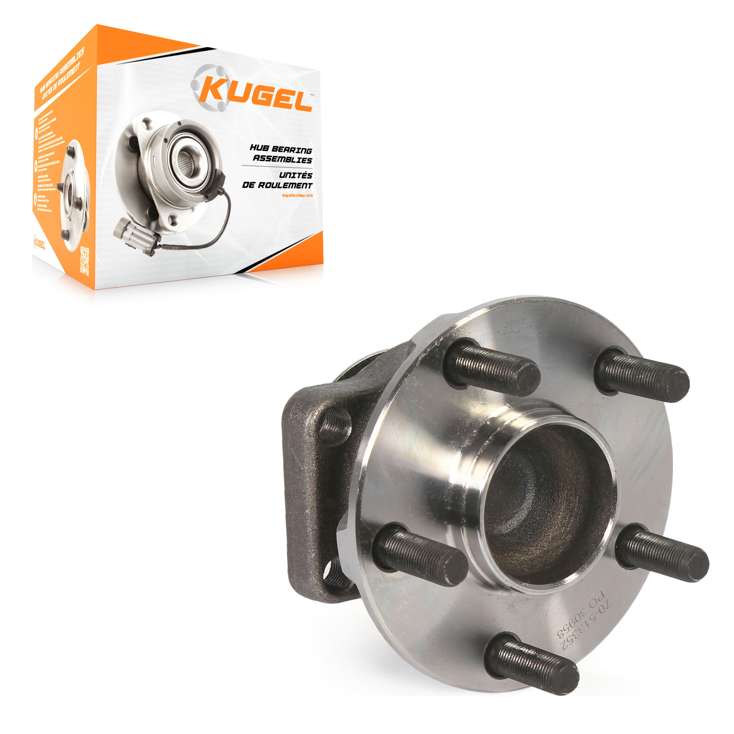 Kugel - 70-513352 - Front Wheel Bearing and Hub Assembly