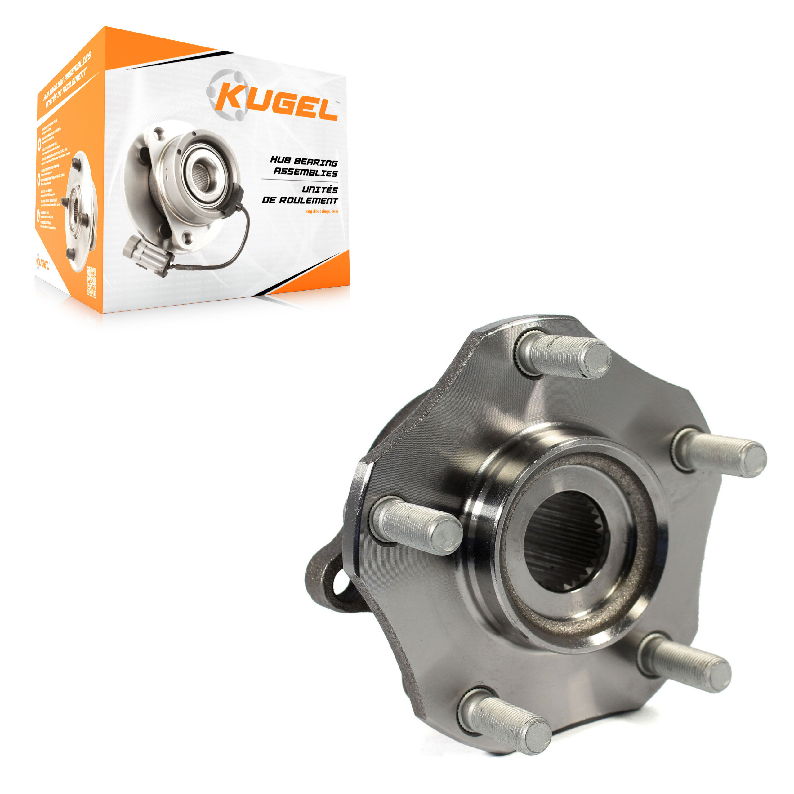Kugel - 70-513357 - Front Wheel Bearing and Hub Assembly