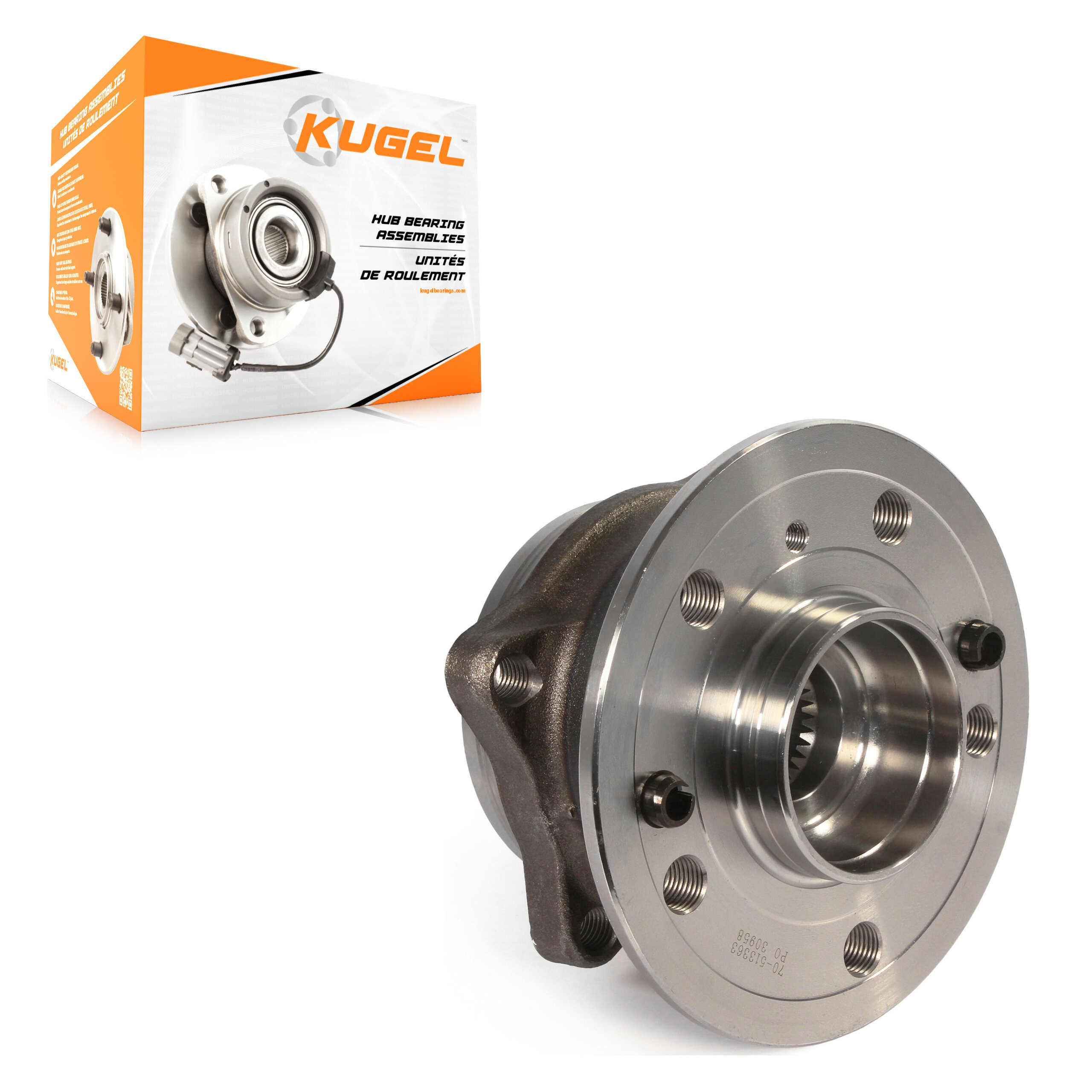 Kugel - 70-513363 - Front Wheel Bearing and Hub Assembly
