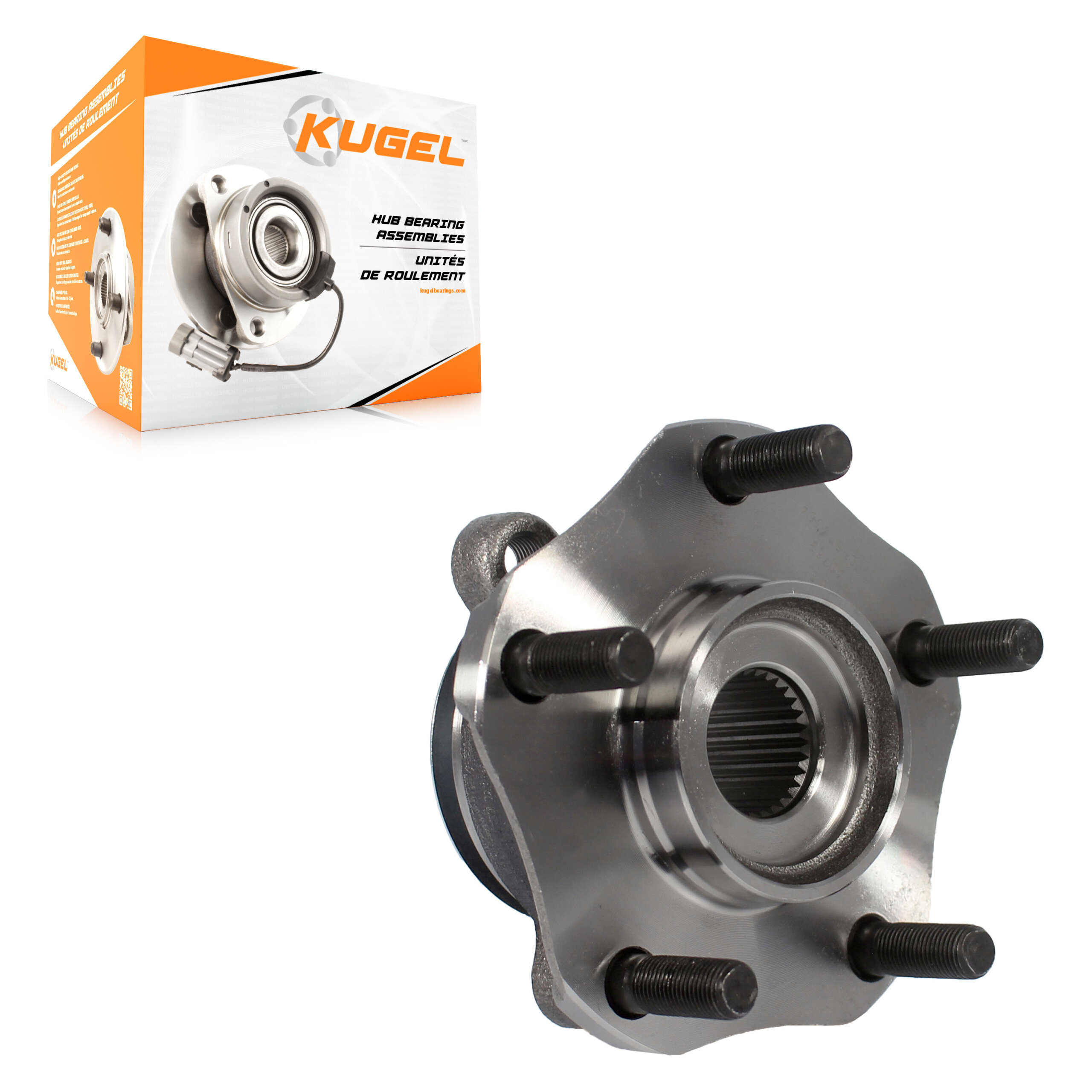 Kugel - 70-513364 - Front Wheel Bearing and Hub Assembly