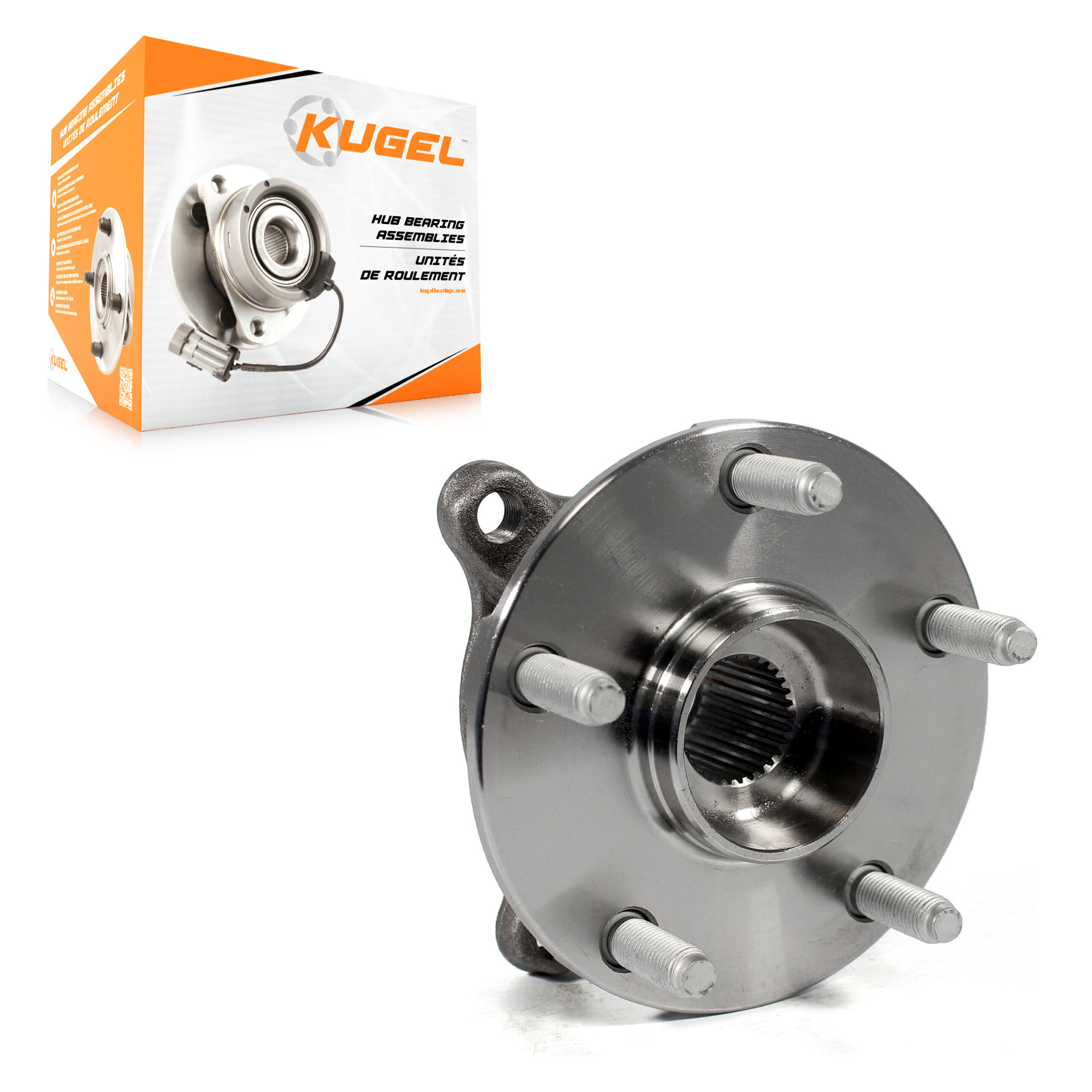 Kugel - 70-513365 - Front Left Wheel Bearing and Hub Assembly