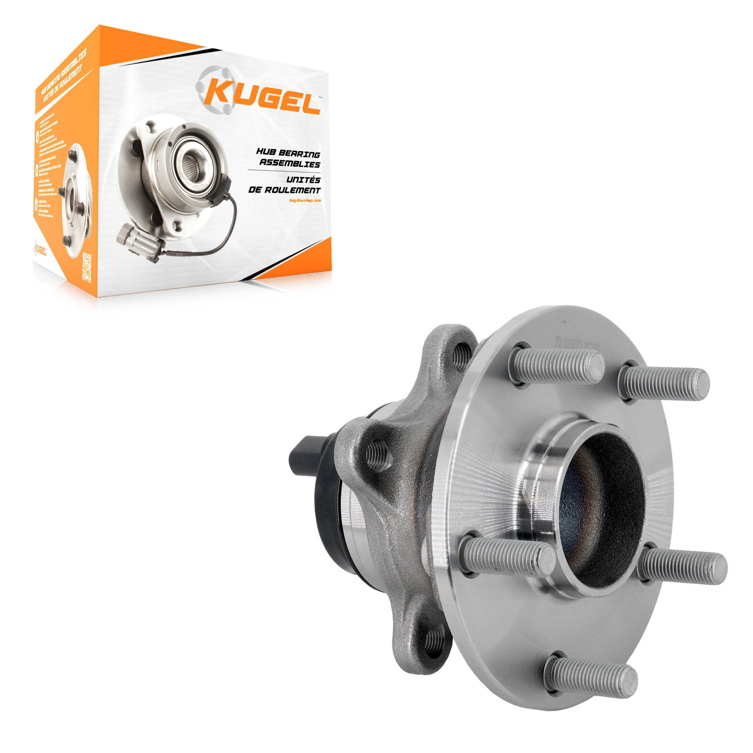Kugel - 70-513370 - Front Wheel Bearing and Hub Assembly
