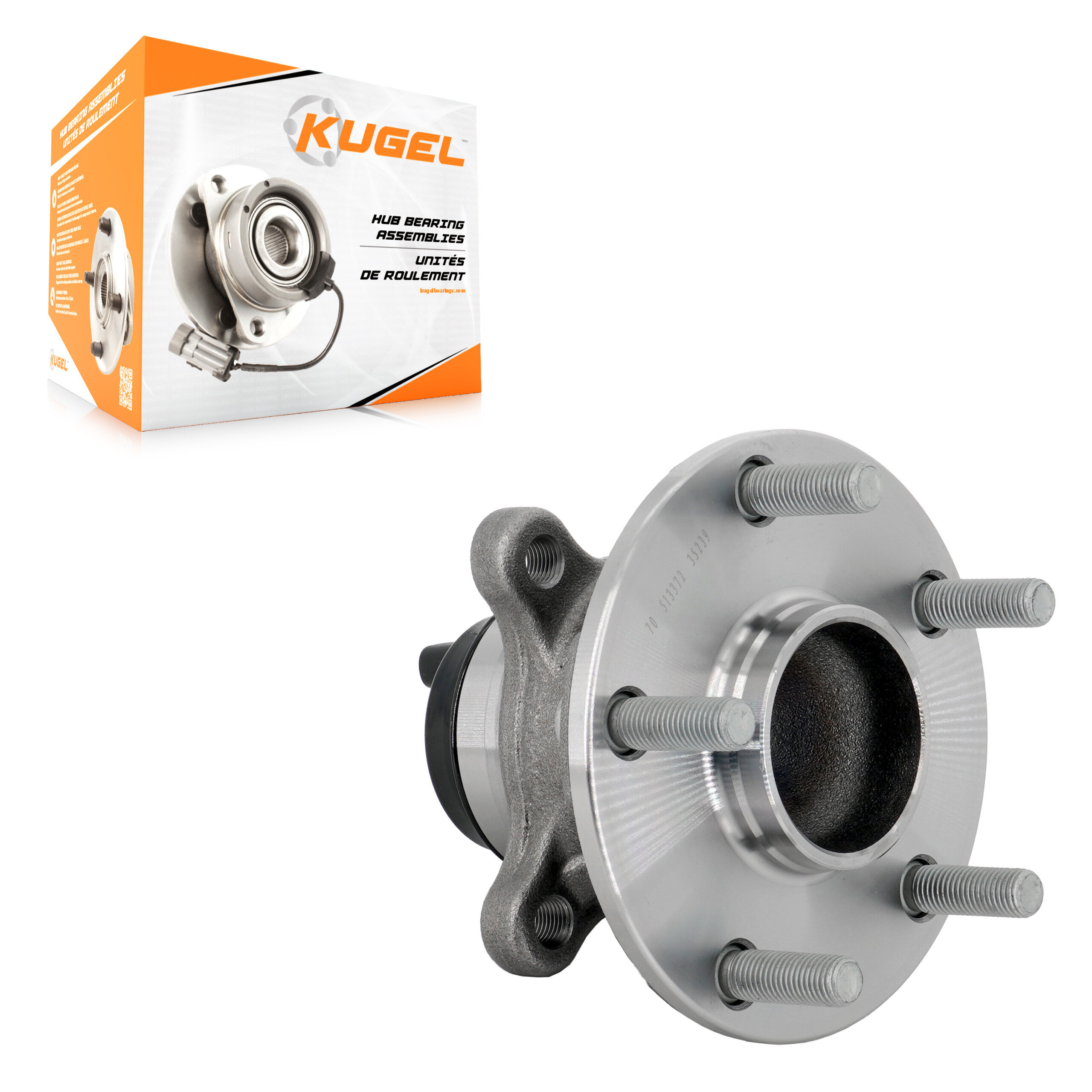 Kugel - 70-513372 - Front Wheel Bearing and Hub Assembly