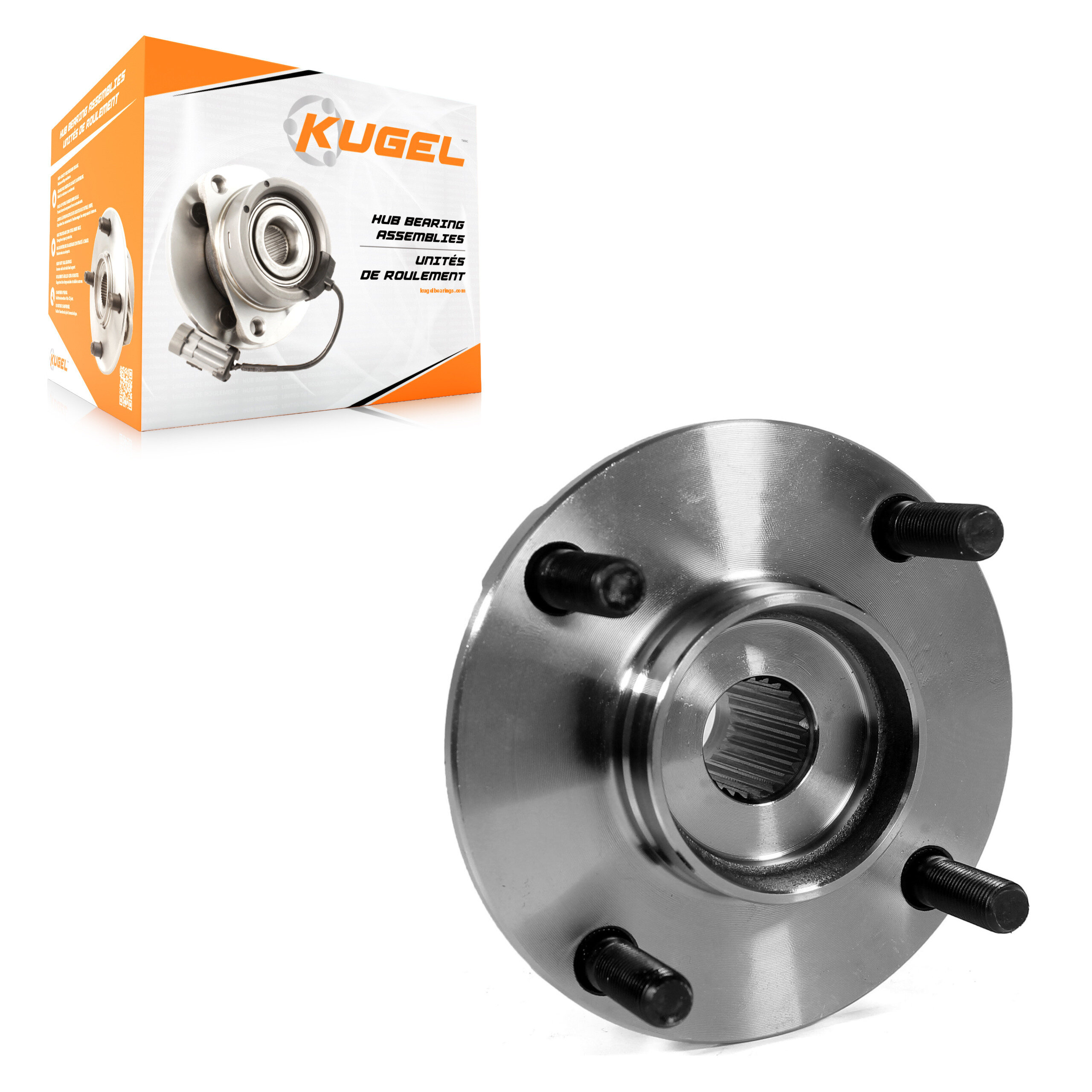 Kugel - 70-513373 - Front Wheel Bearing and Hub Assembly