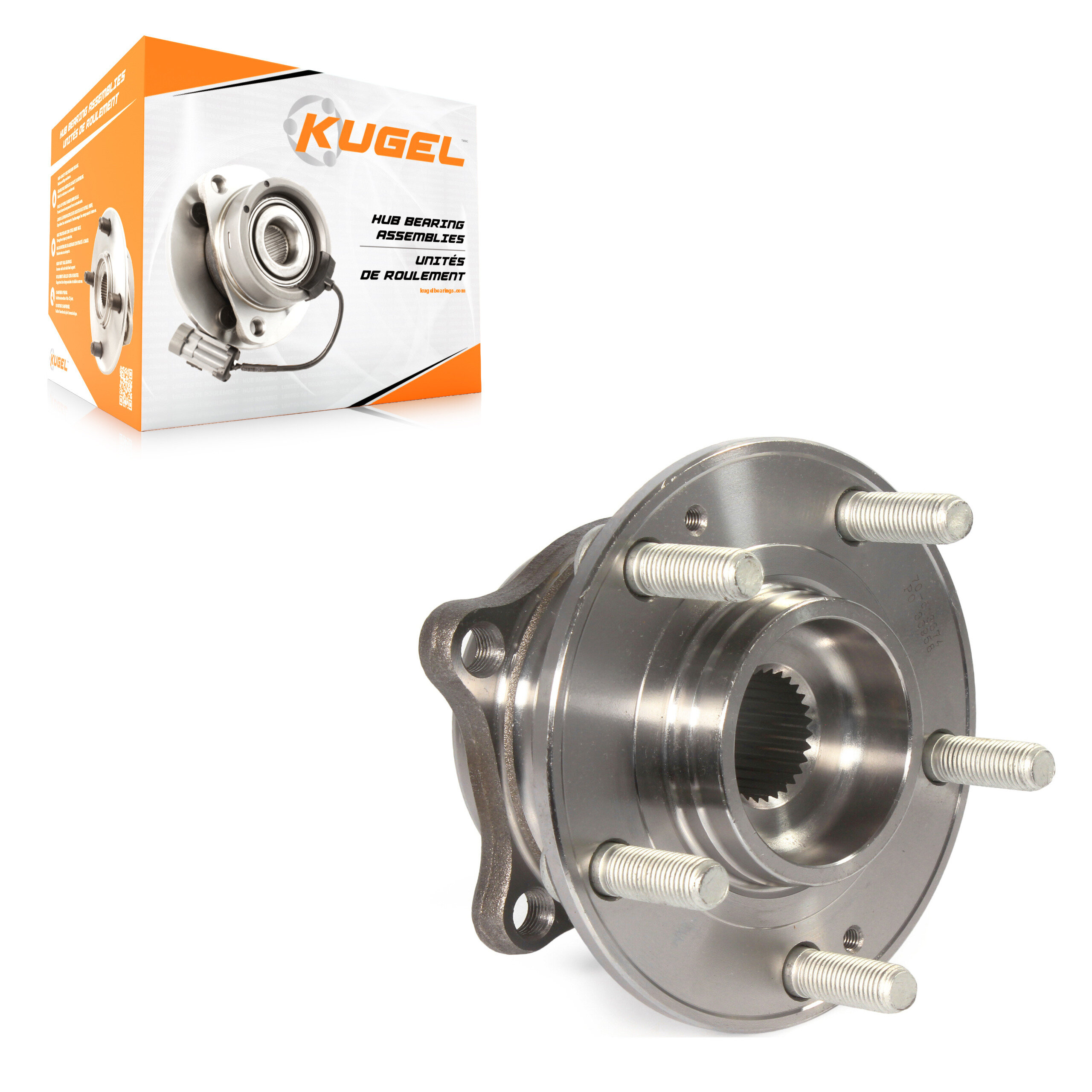 Kugel - 70-513374 - Front Wheel Bearing and Hub Assembly
