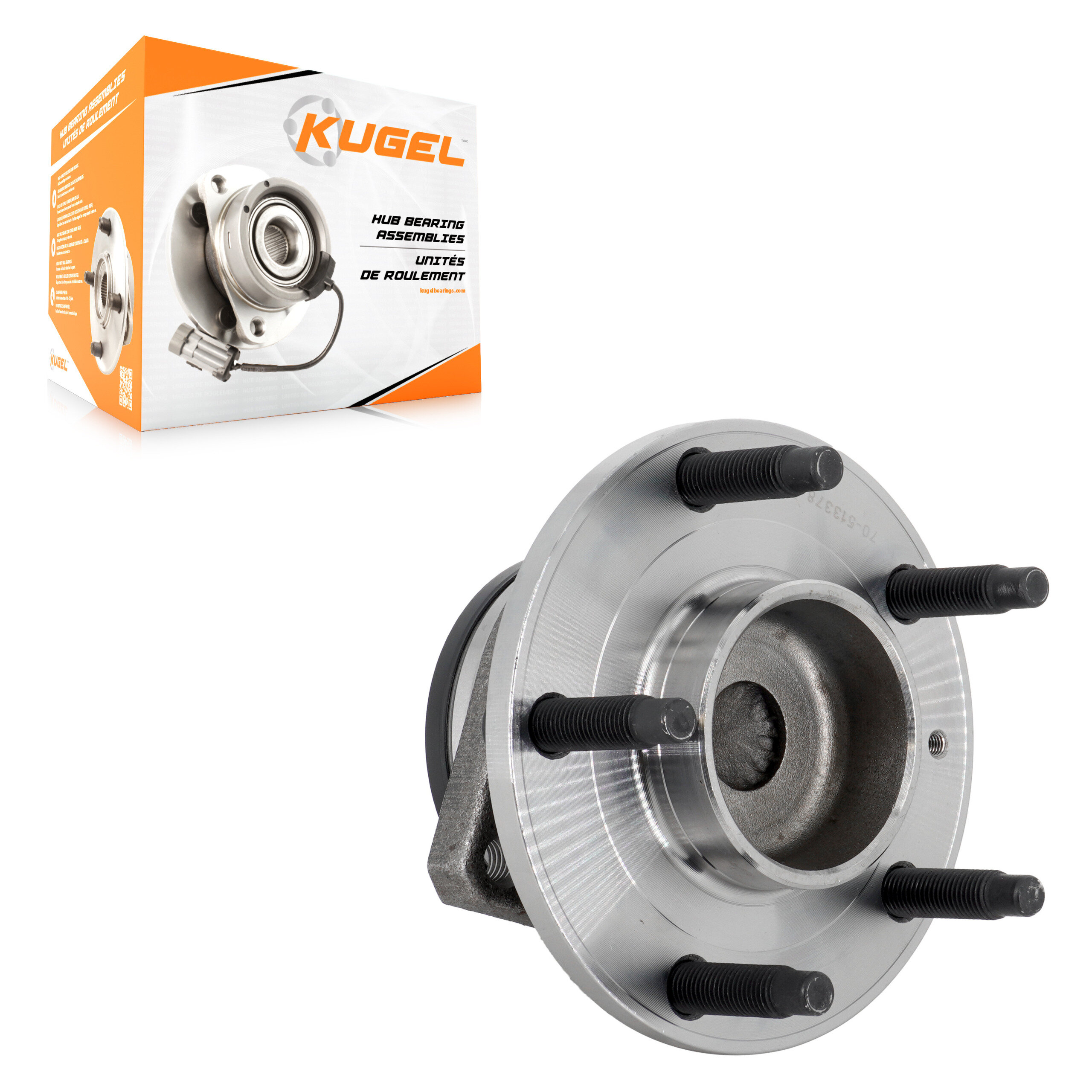 Kugel - 70-513378 - Front Wheel Bearing and Hub Assembly