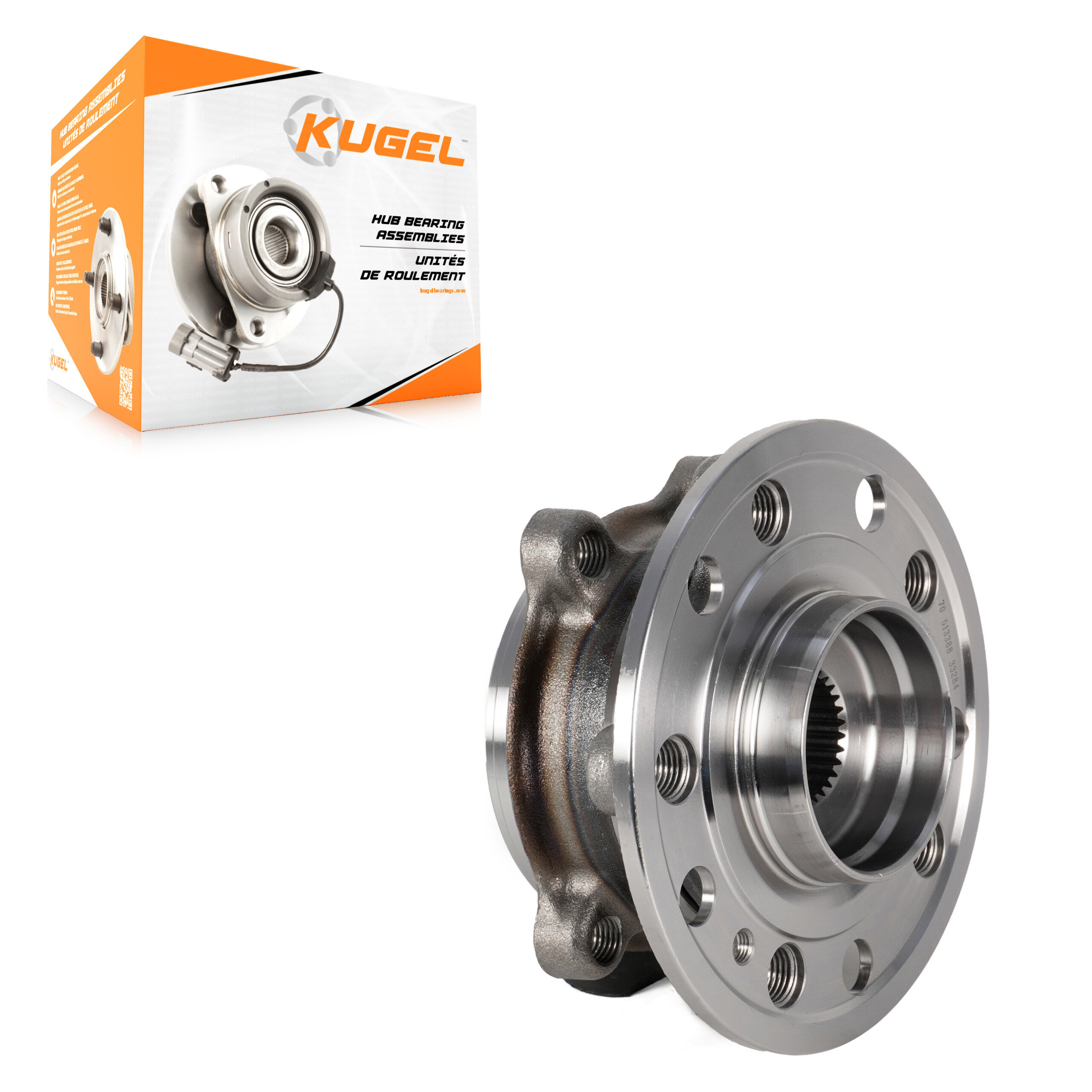 Kugel - 70-513388 - Front Wheel Bearing and Hub Assembly
