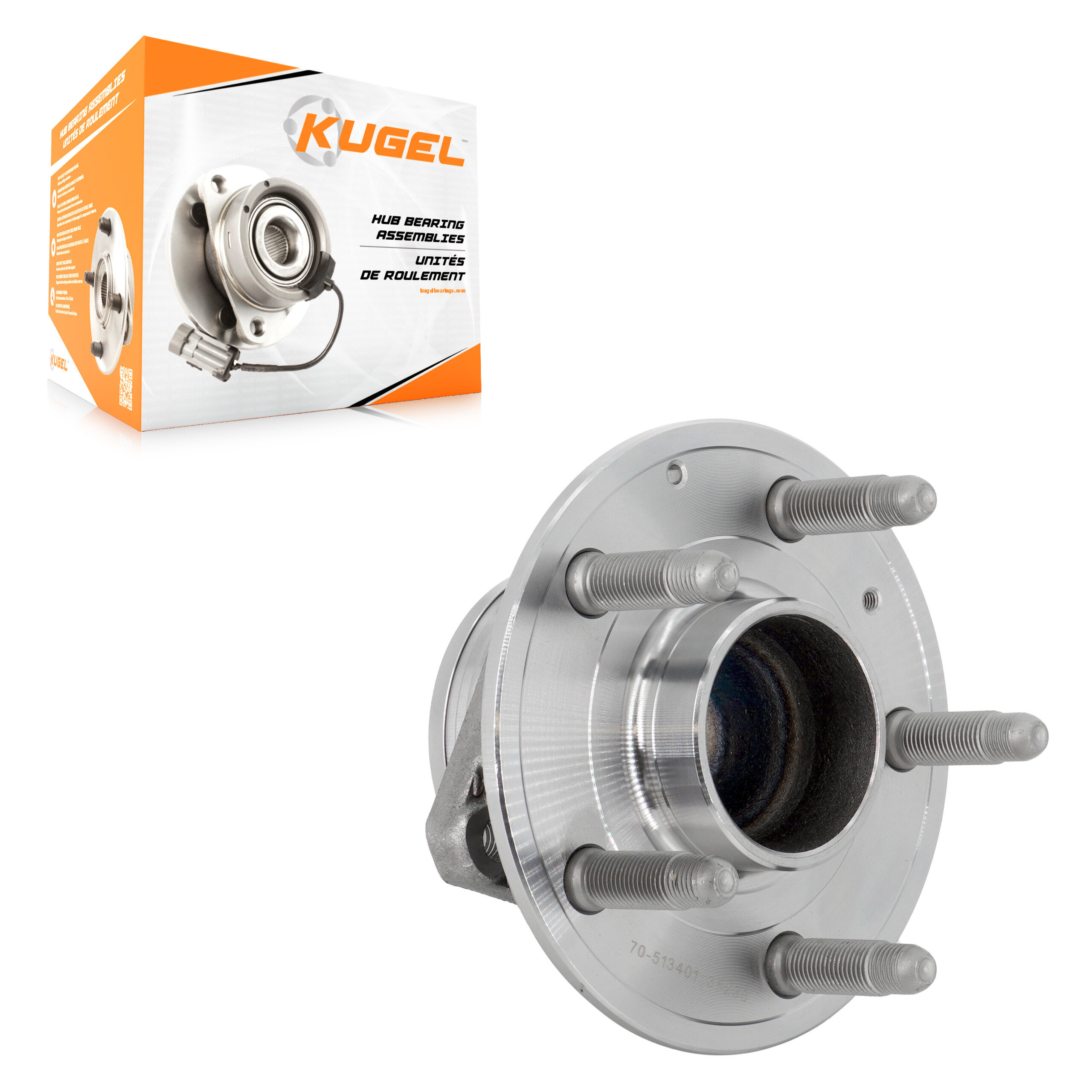 Kugel - 70-513401 - Front Wheel Bearing and Hub Assembly
