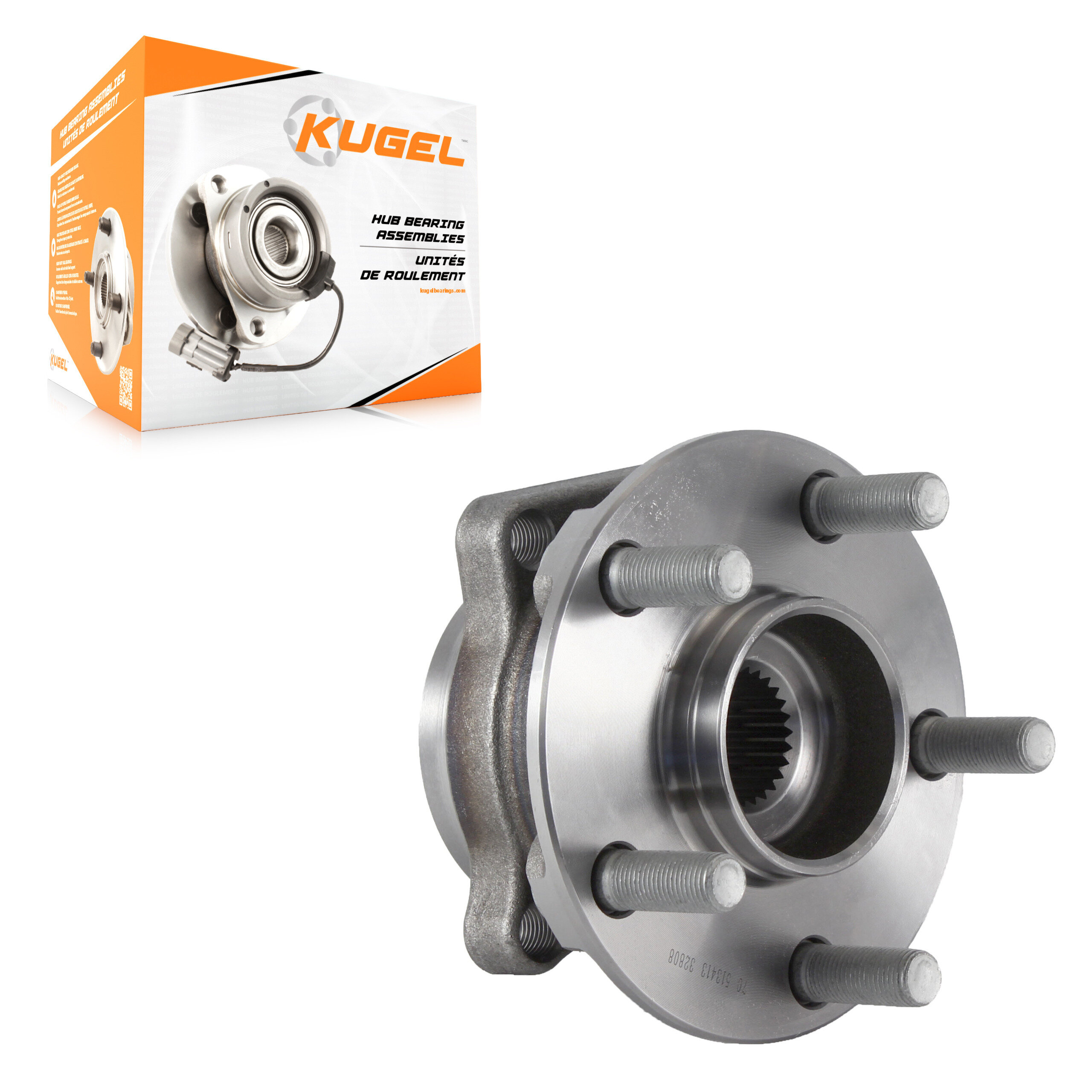 Kugel - 70-513413 - Front Wheel Bearing and Hub Assembly
