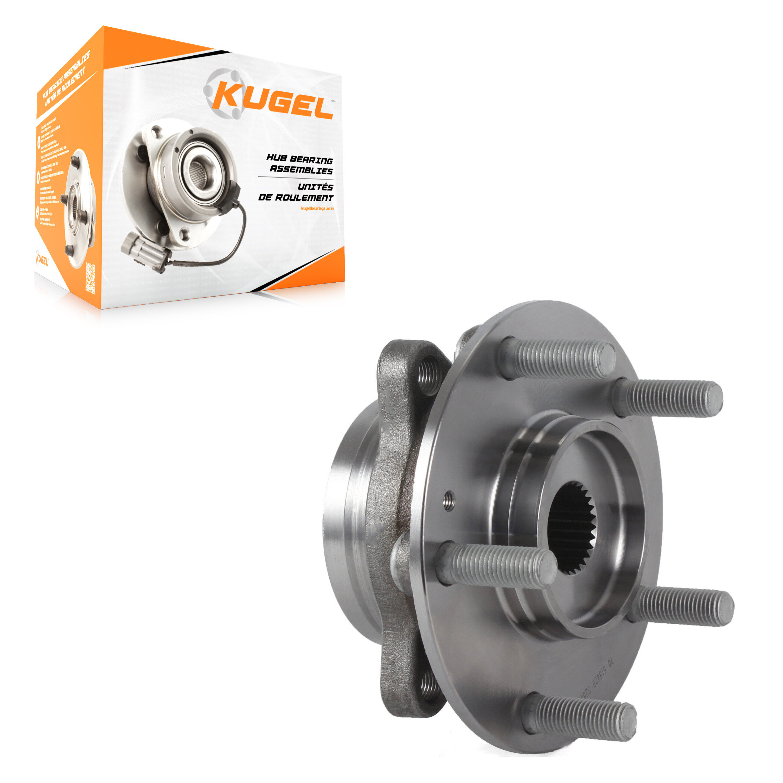Kugel - 70-513420 - Front Wheel Bearing and Hub Assembly