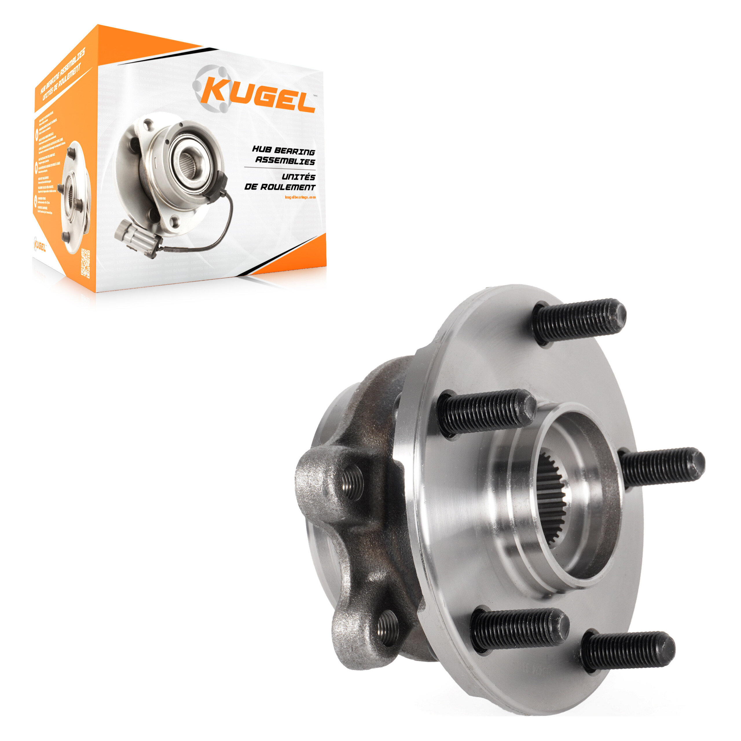 Kugel - 70-513424 - Front Wheel Bearing and Hub Assembly