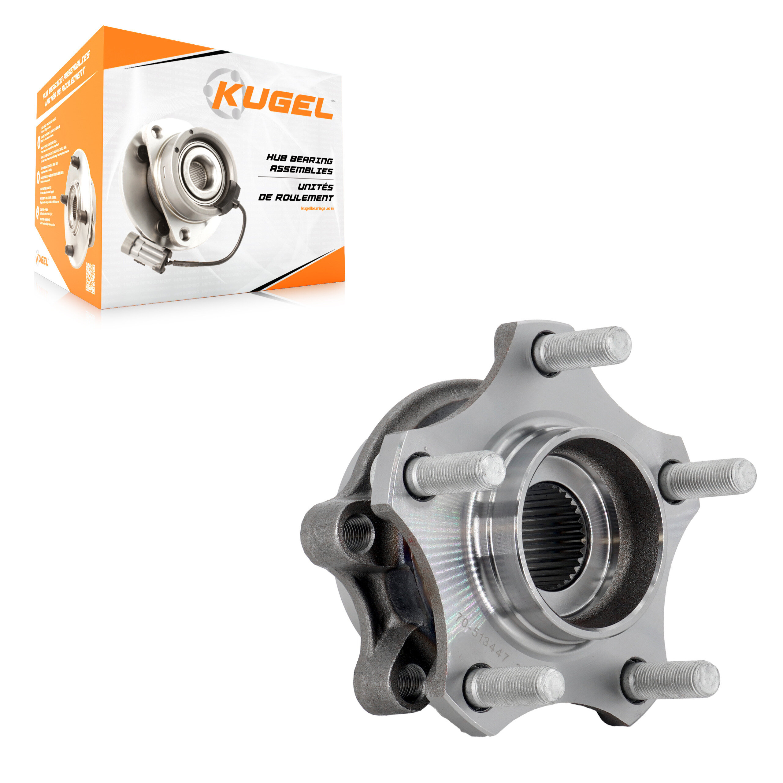 Kugel - 70-513447 - Front Wheel Bearing and Hub Assembly