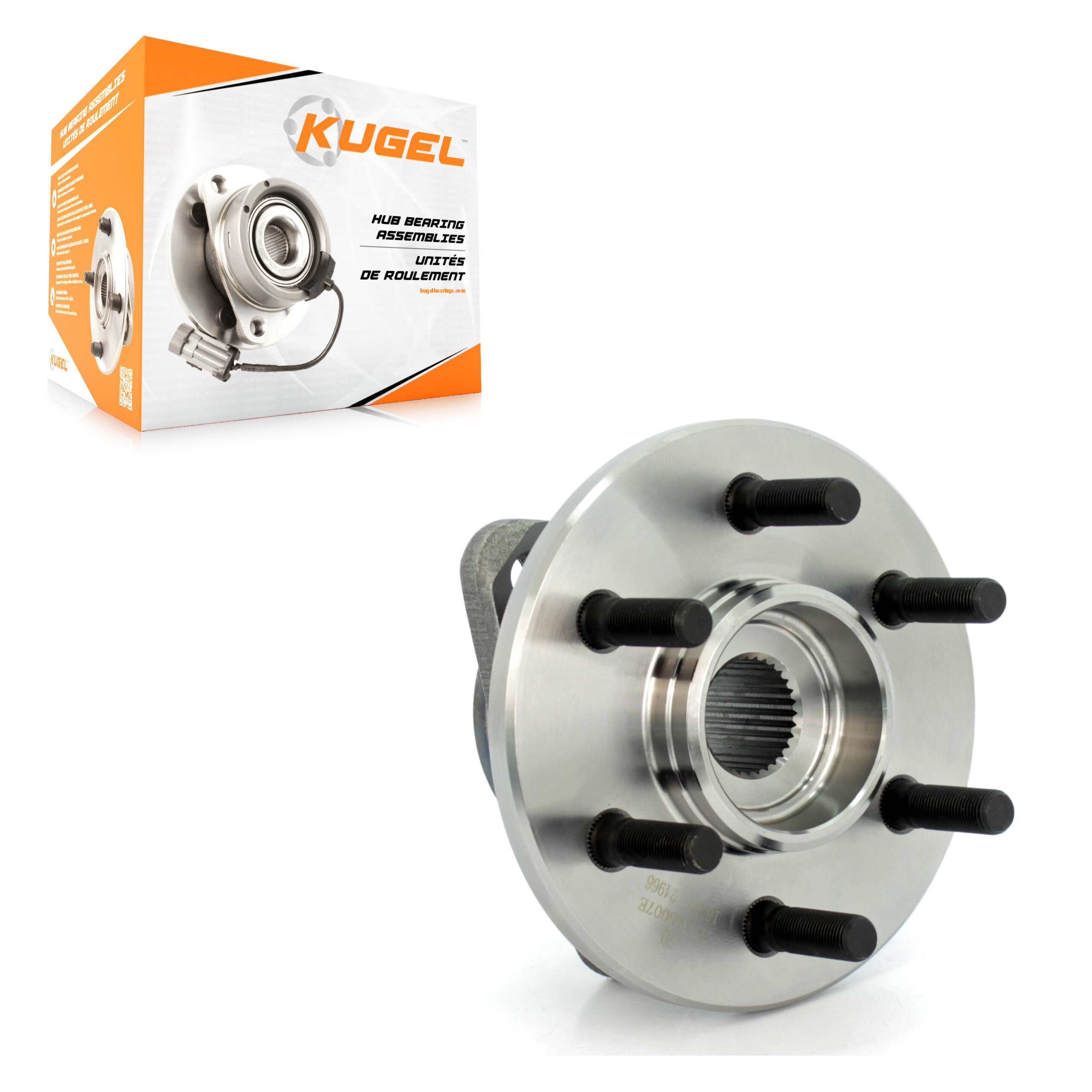 Kugel - 70-515007 - Front Wheel Bearing and Hub Assembly
