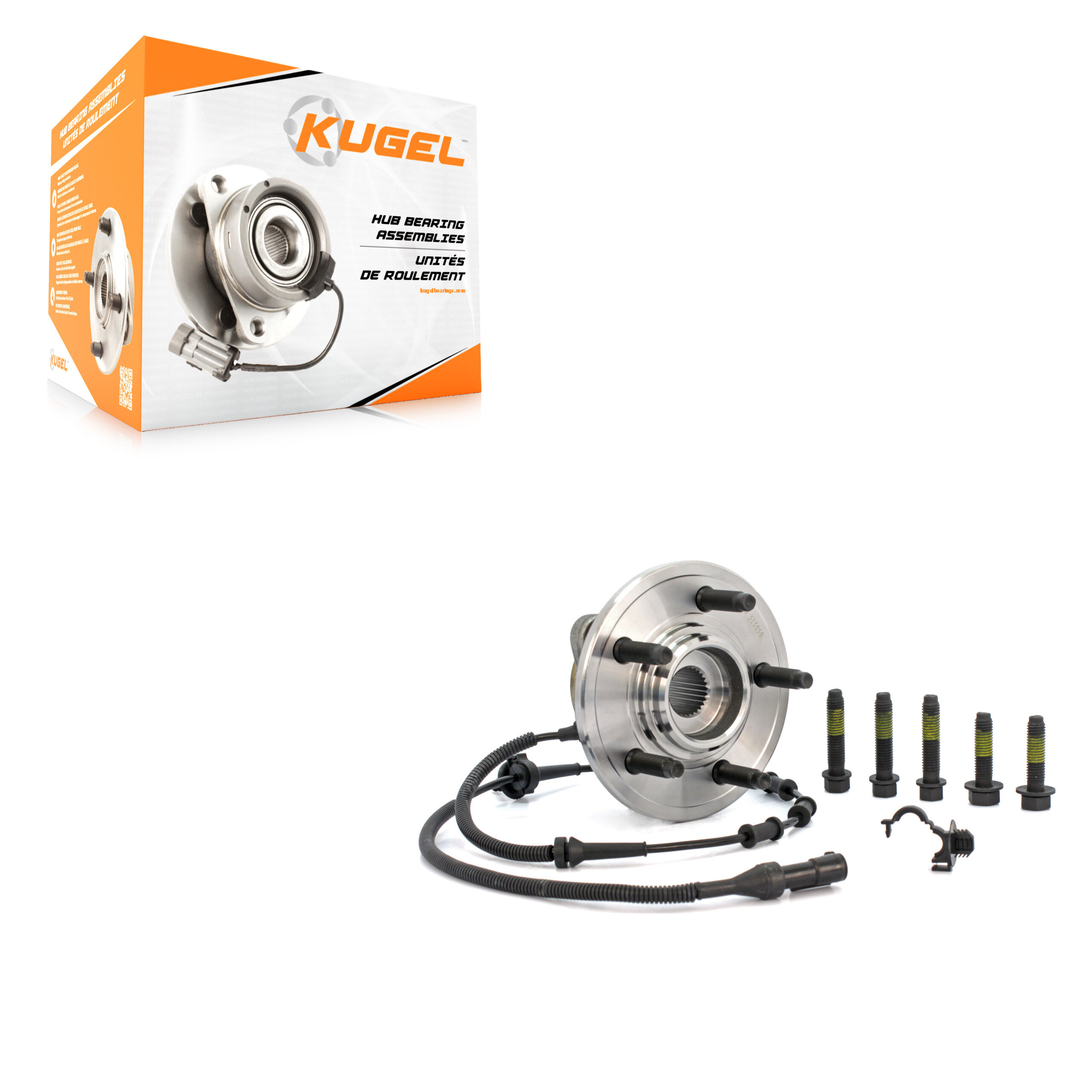 Kugel - 70-515050 - Front Wheel Bearing and Hub Assembly