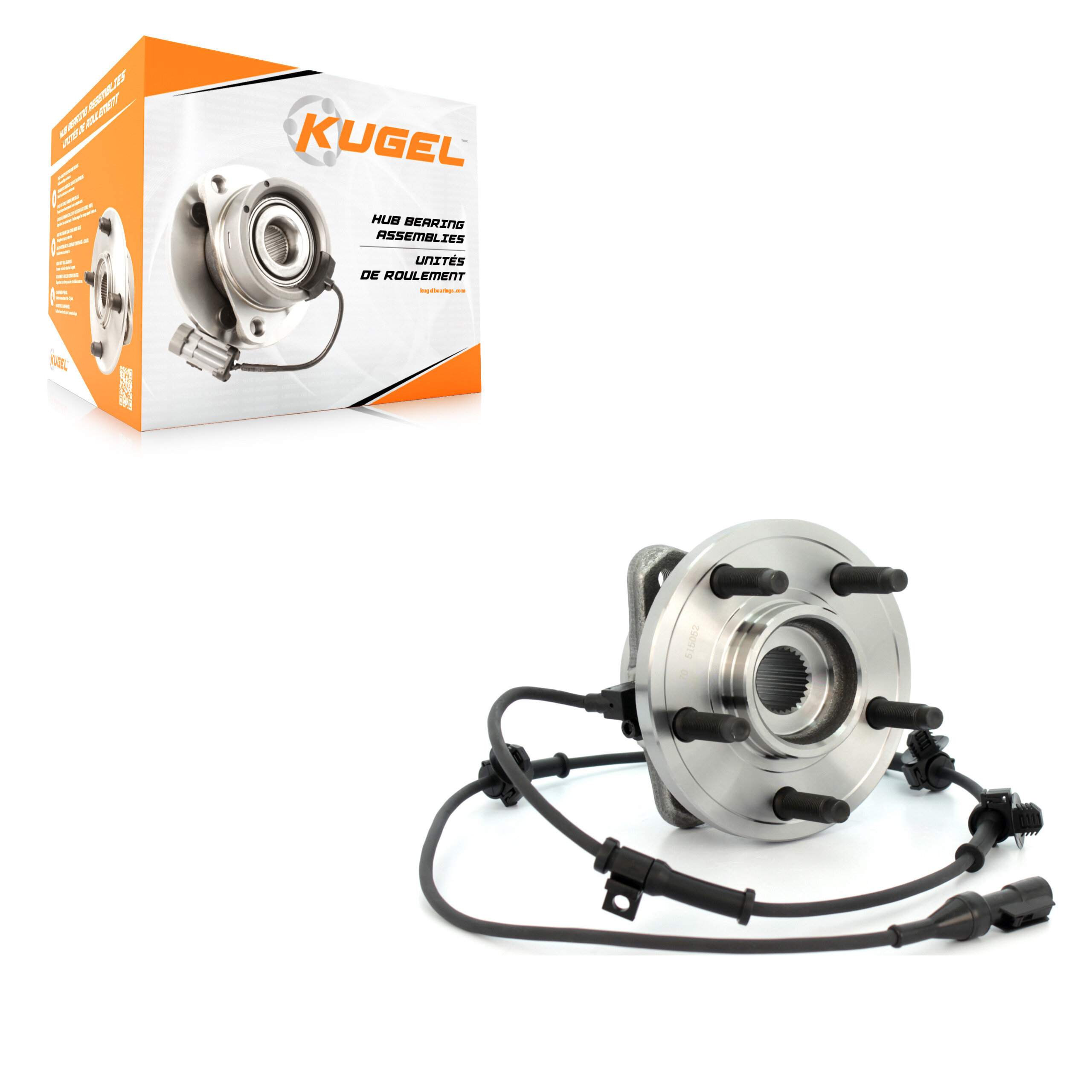 Kugel - 70-515052 - Front Wheel Bearing and Hub Assembly