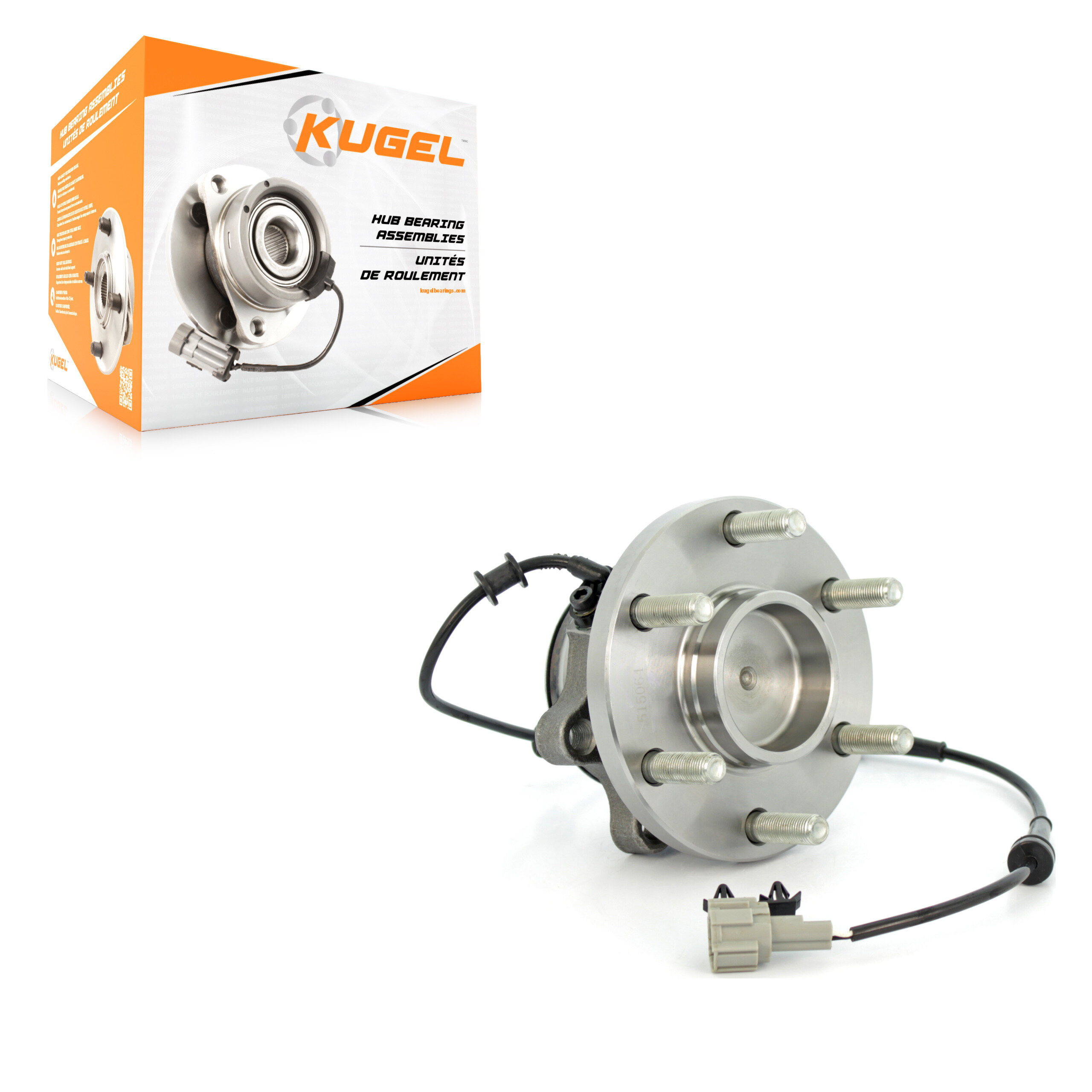 Kugel - 70-515064 - Front Wheel Bearing and Hub Assembly
