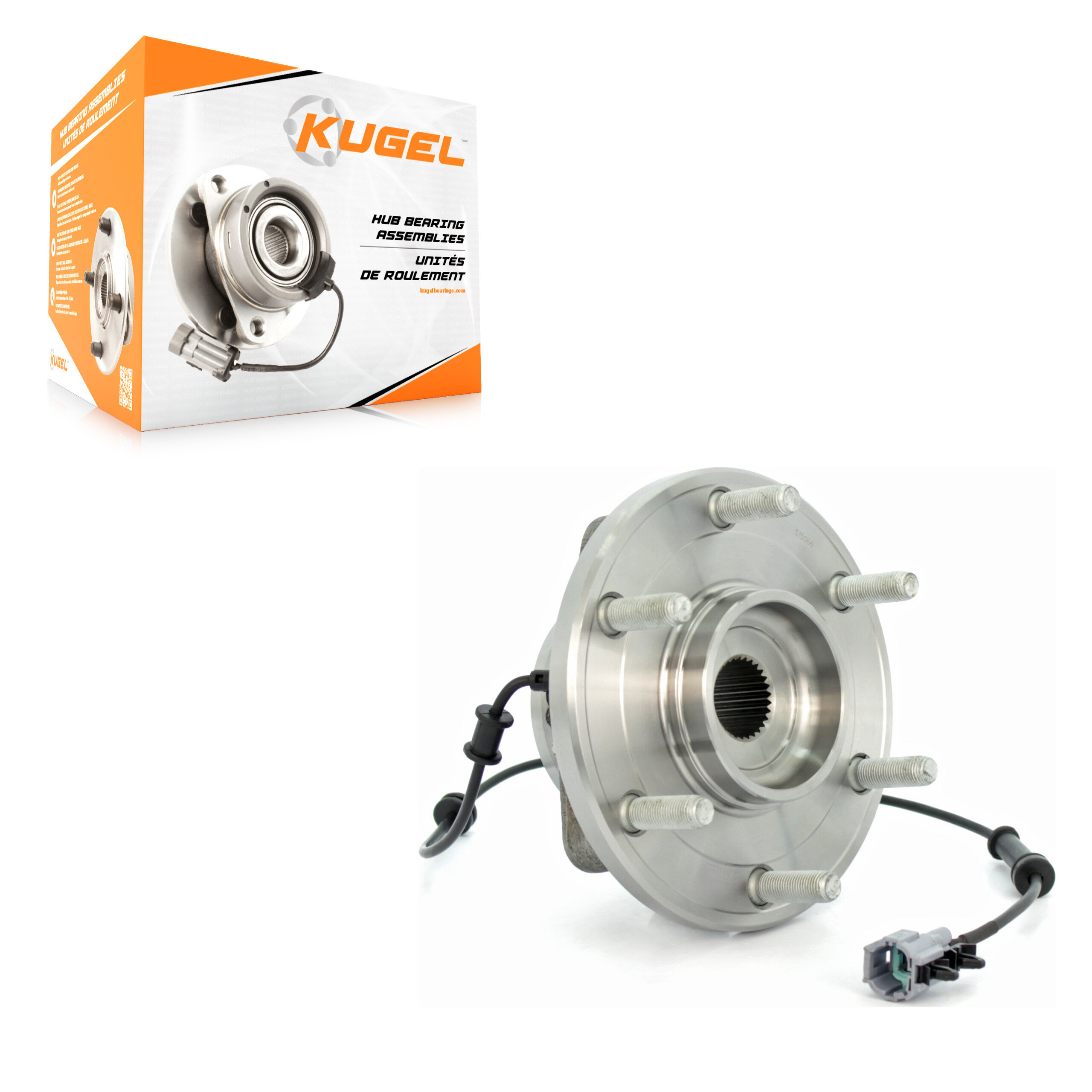 Kugel - 70-515066 - Front Wheel Bearing and Hub Assembly