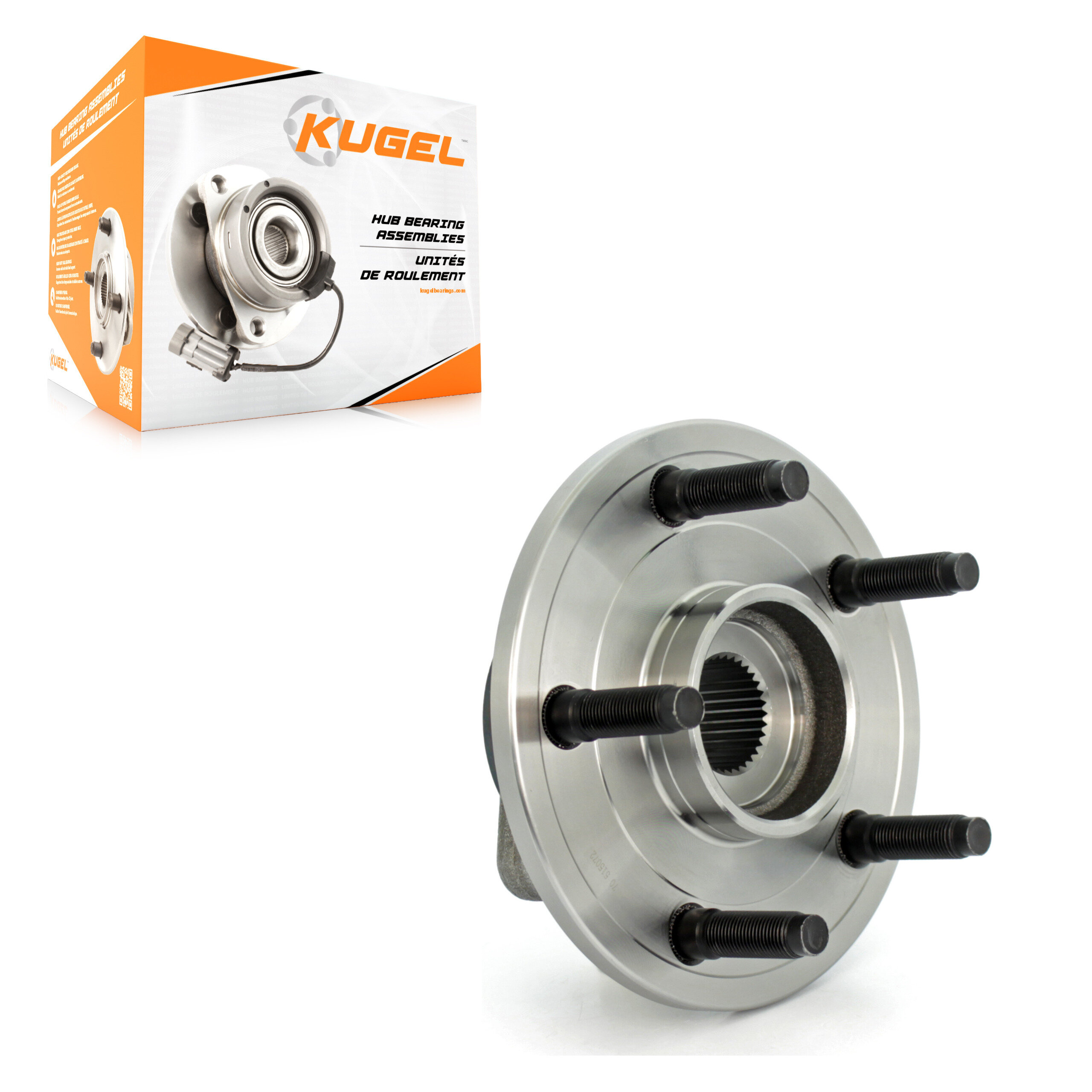 Kugel - 70-515072 - Front Wheel Bearing and Hub Assembly