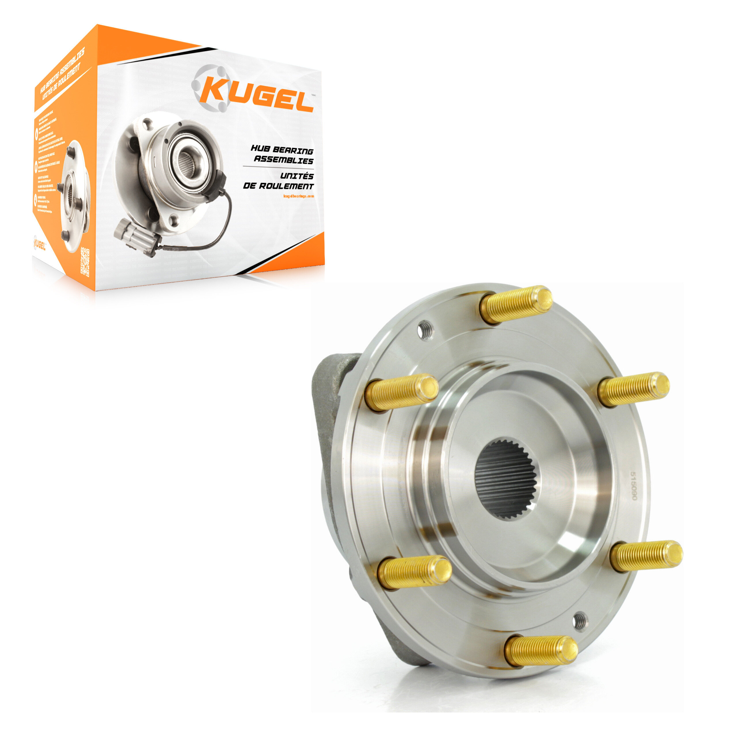 Kugel - 70-515090 - Front Wheel Bearing and Hub Assembly