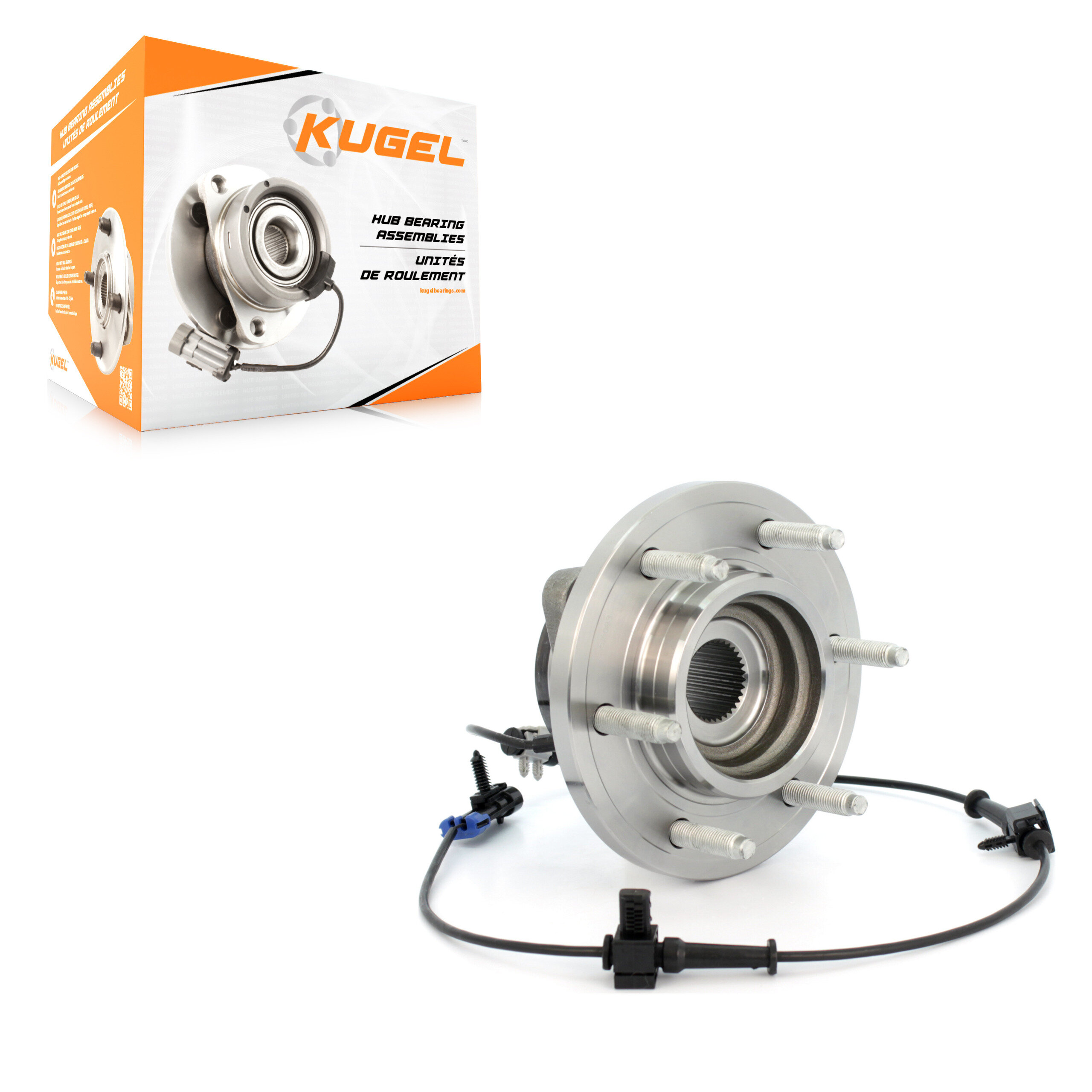 Kugel - 70-515093 - Front Wheel Bearing and Hub Assembly