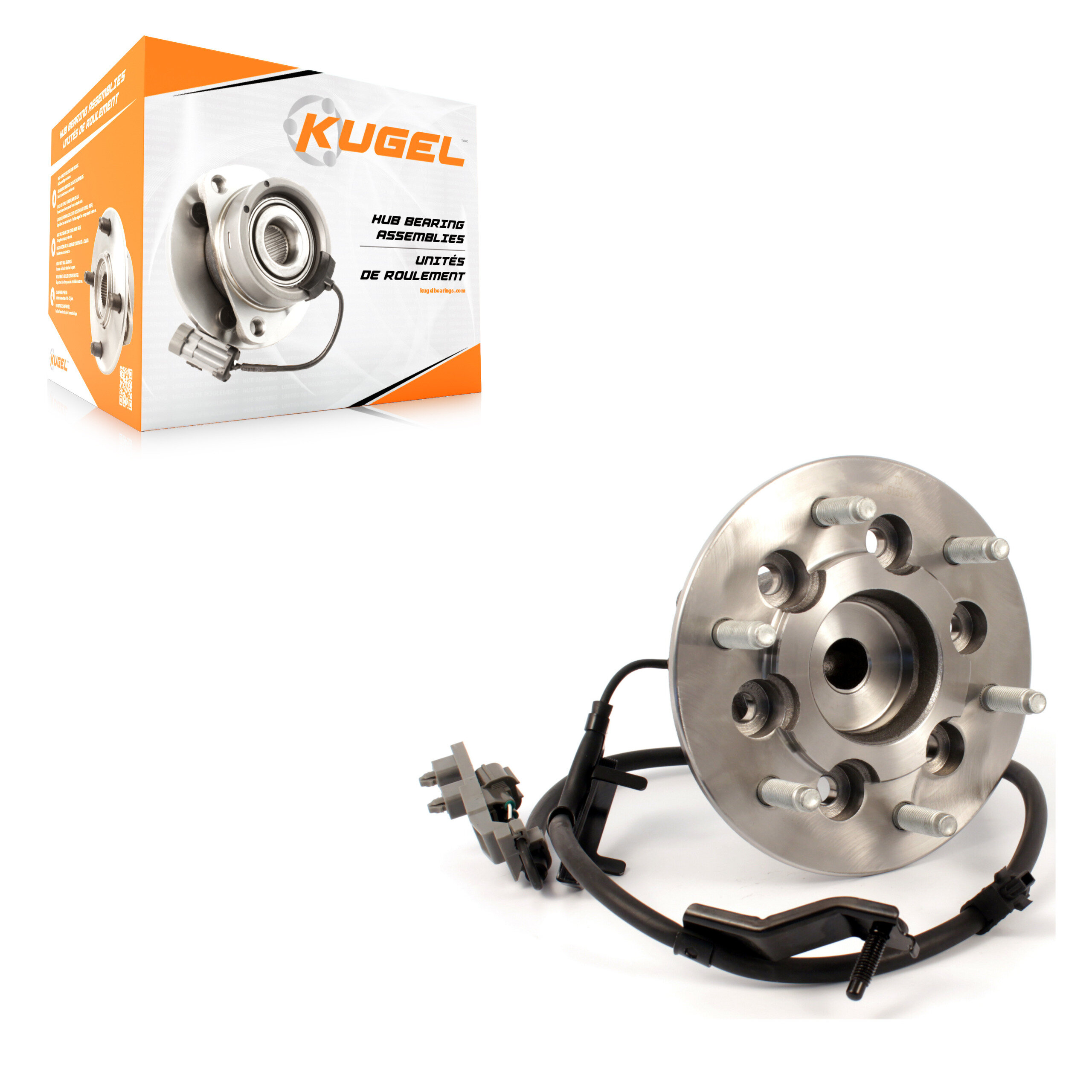 Kugel - 70-515104 - Front Left Wheel Bearing and Hub Assembly